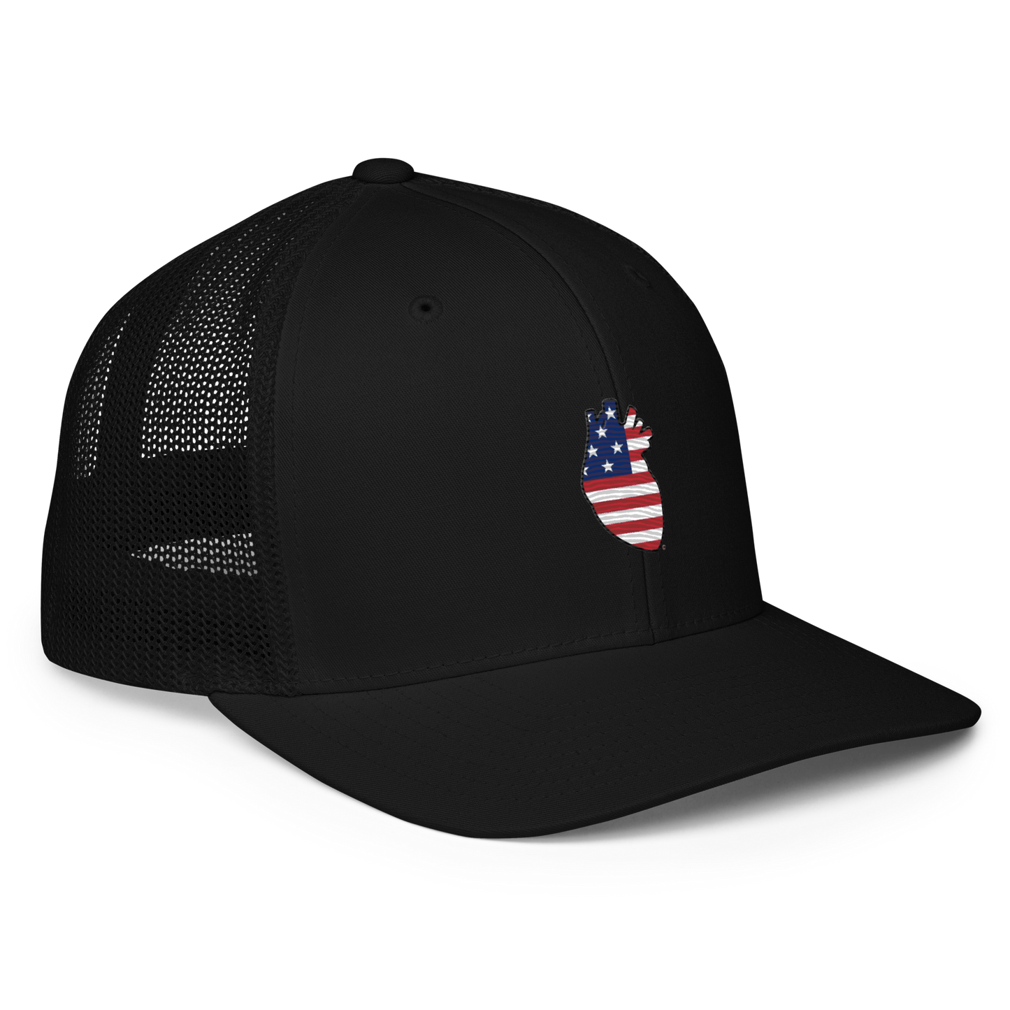 Closed-back trucker cap