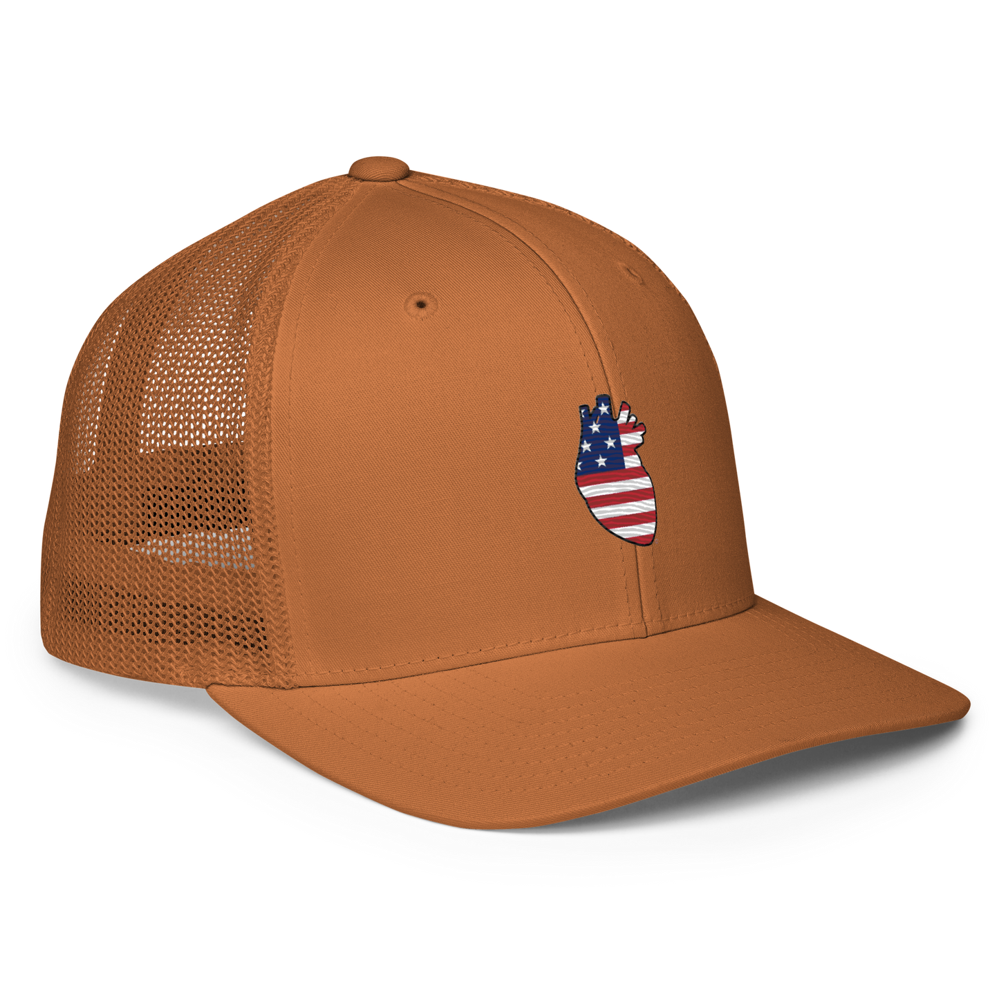 Closed-back trucker cap