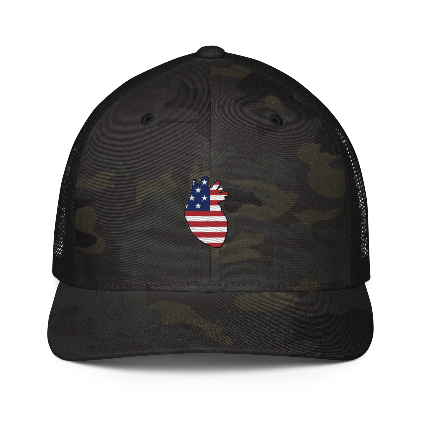 Closed-back trucker cap