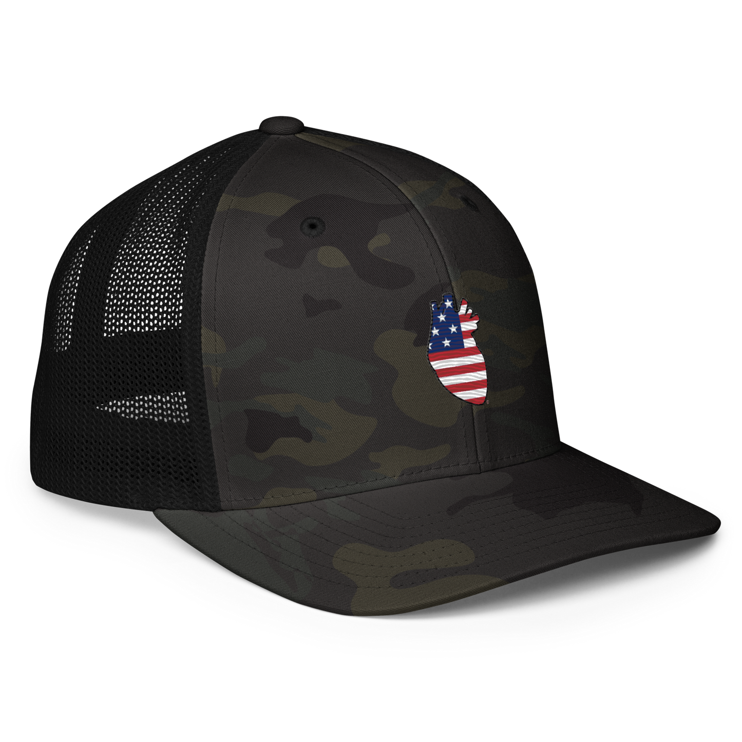 Closed-back trucker cap