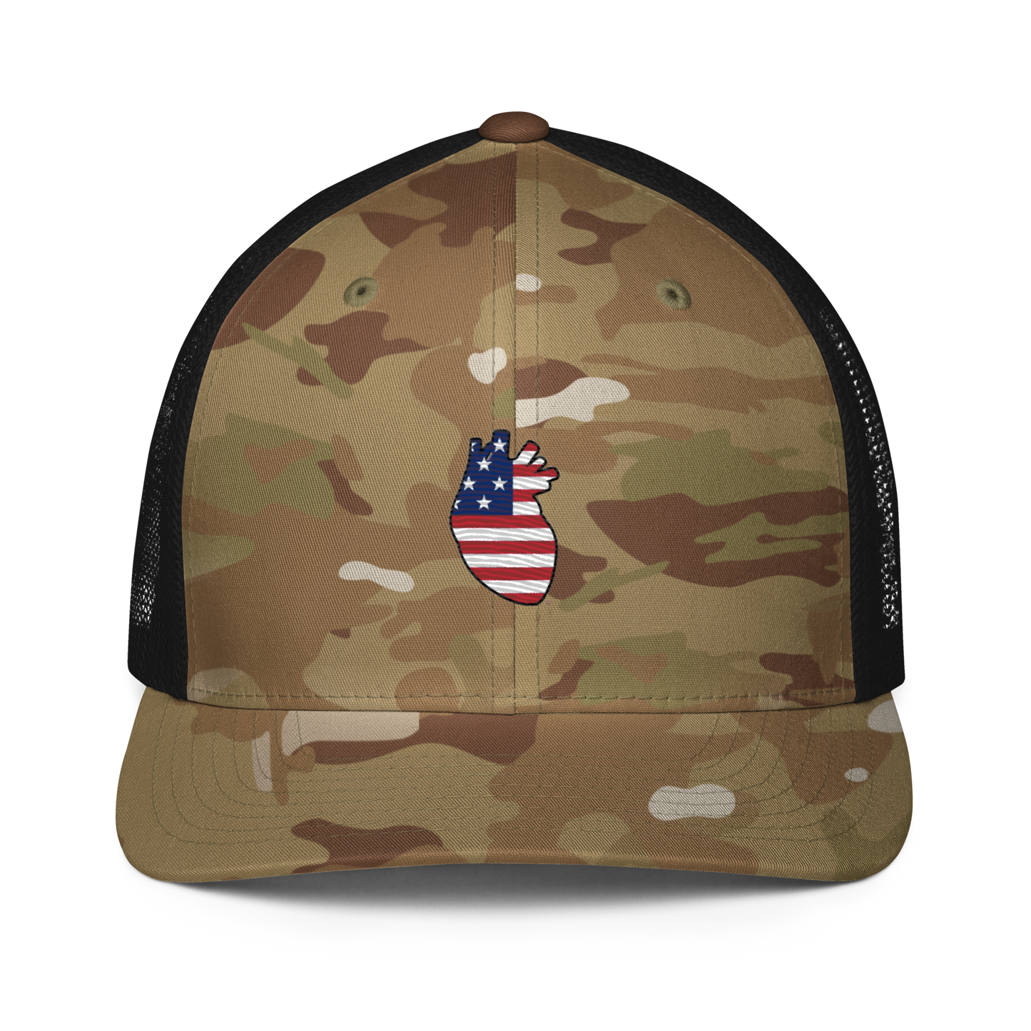 Closed-back trucker cap