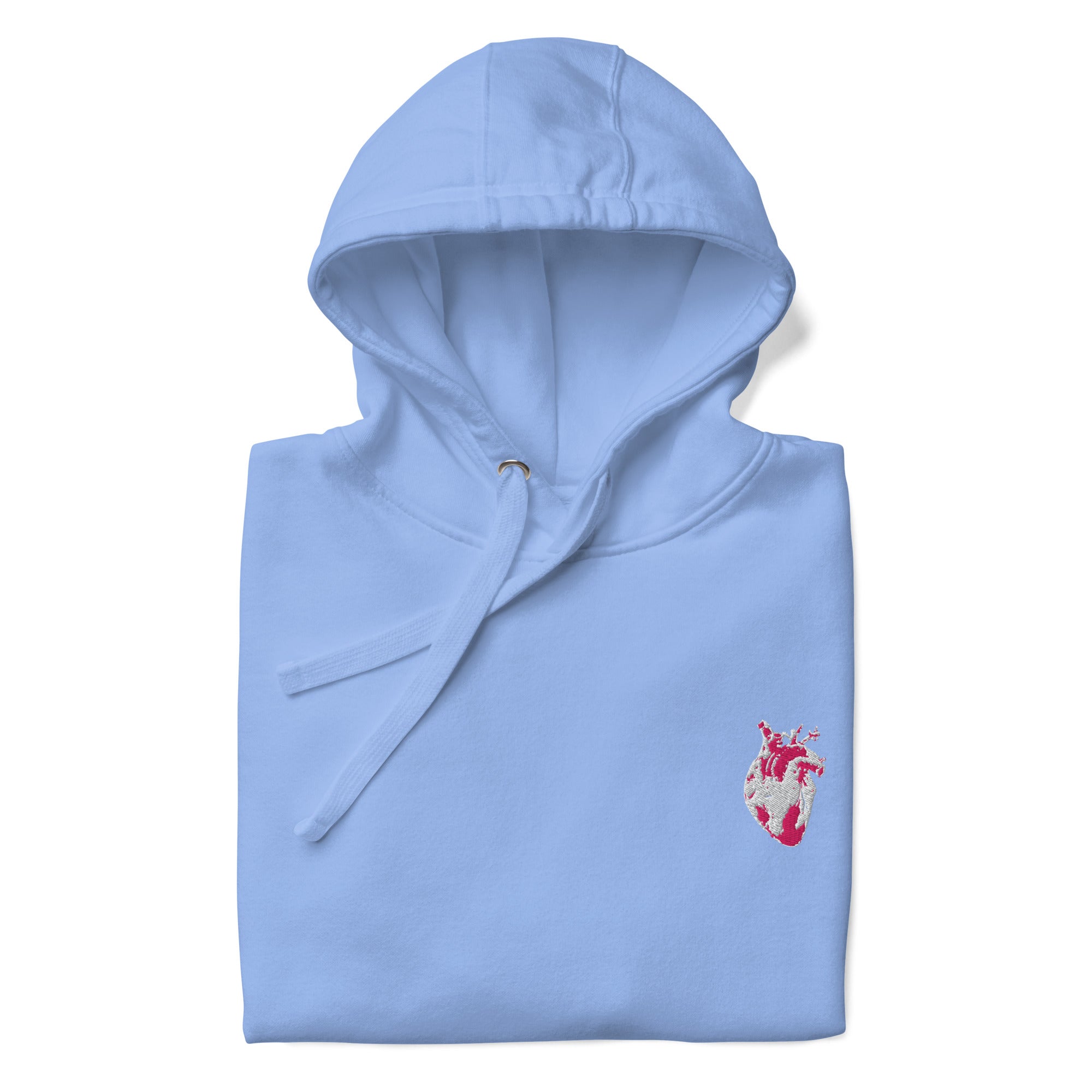 Atomic Heart  Hoodie - Pink & White Embroidery