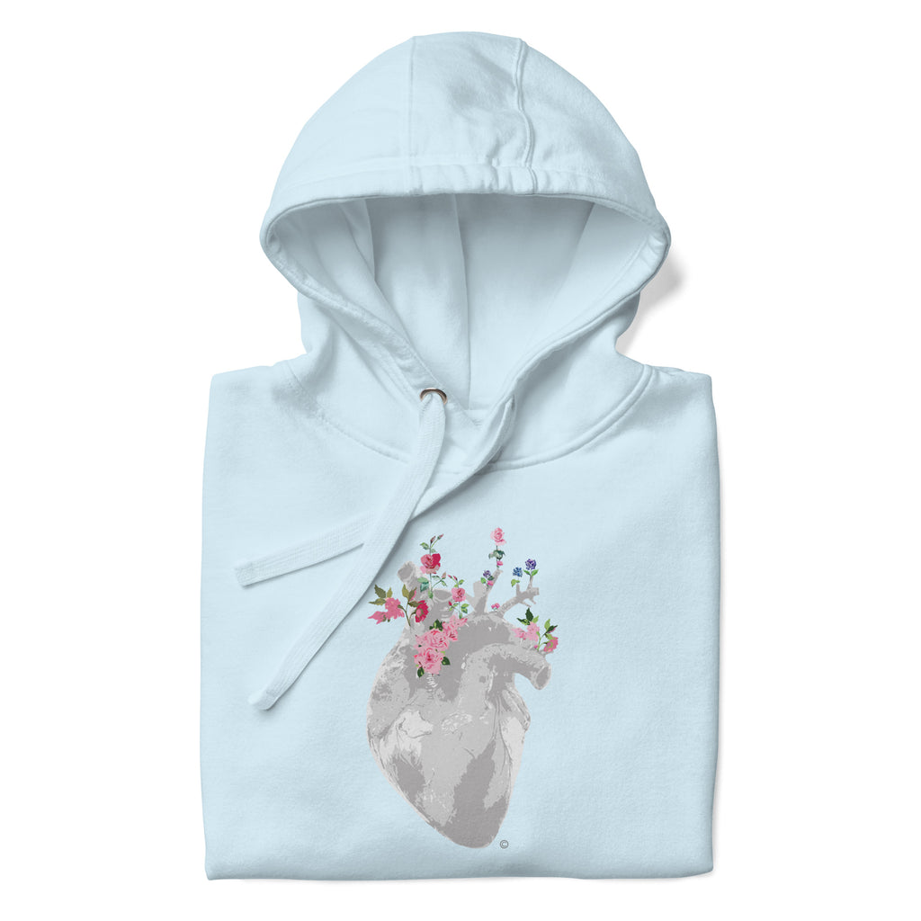 Soft Bloom Heart Hoodie