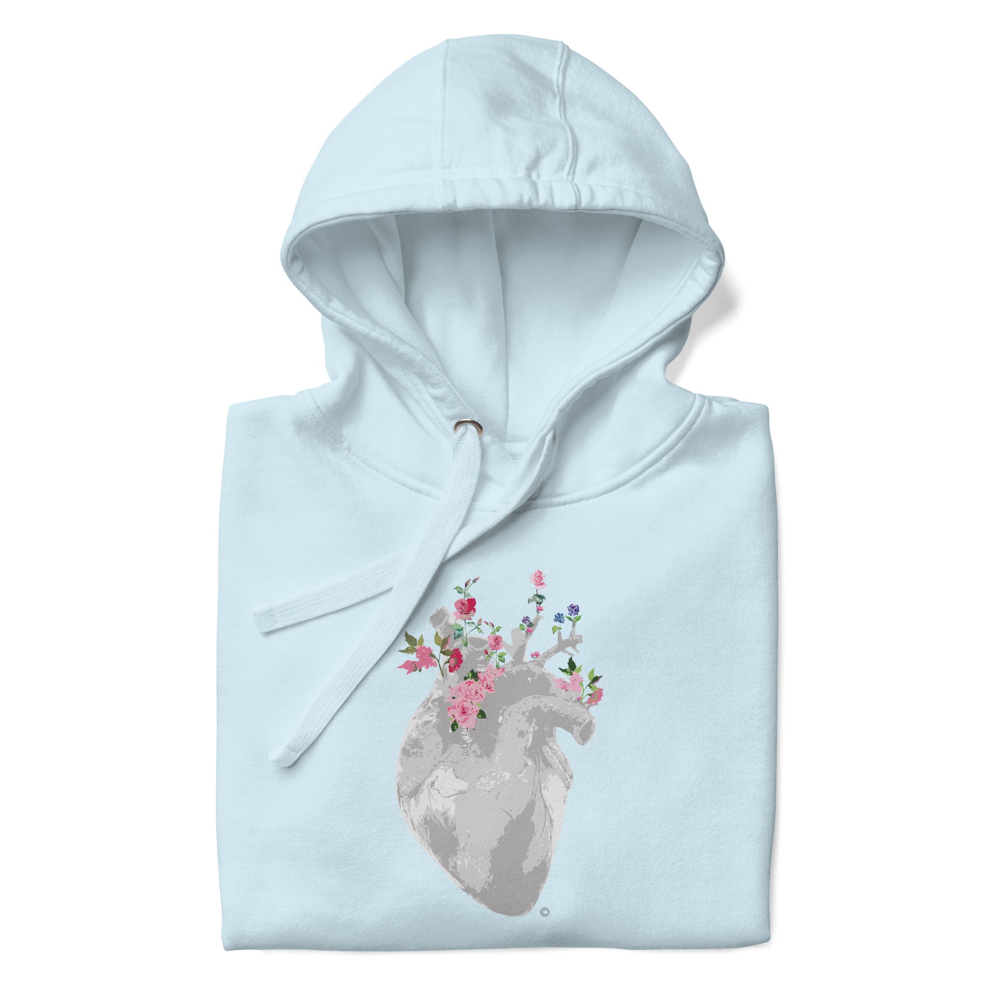 Soft Bloom Heart Hoodie