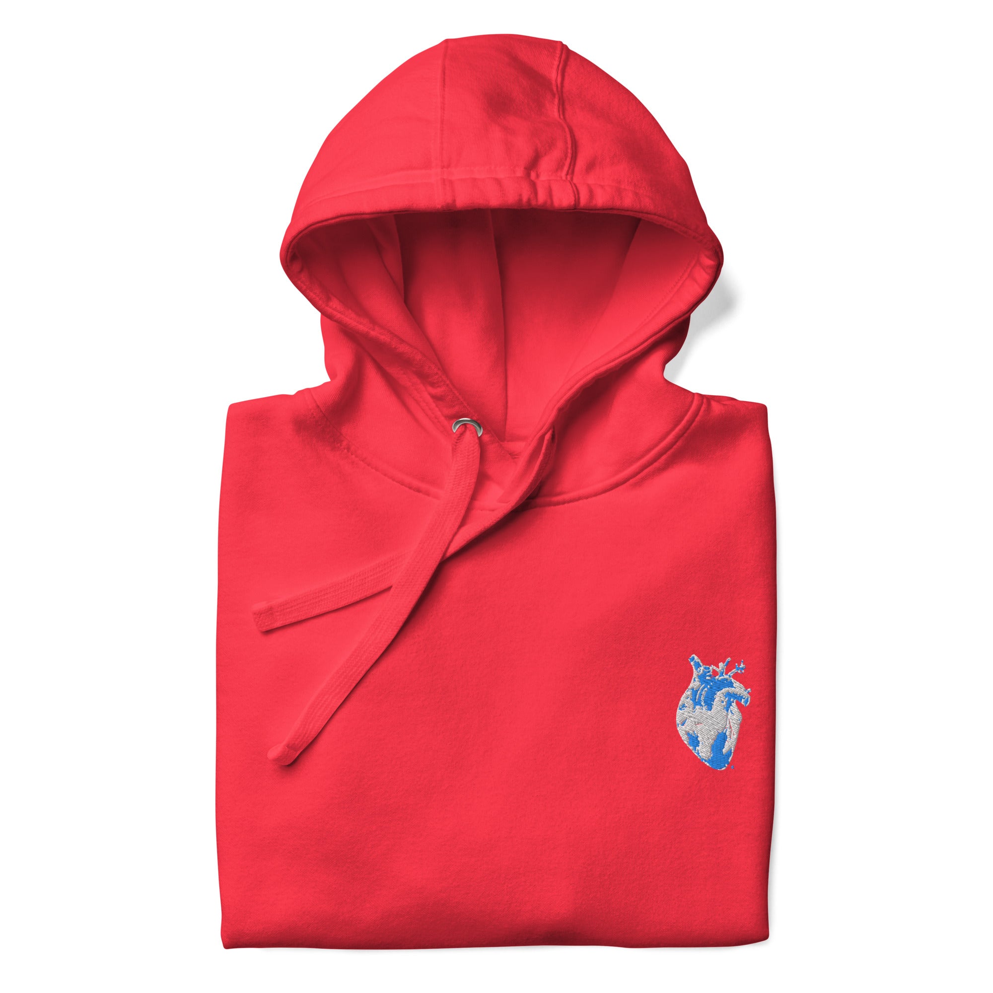 Atomic Heart Hoodie - Blue & White Embroidery