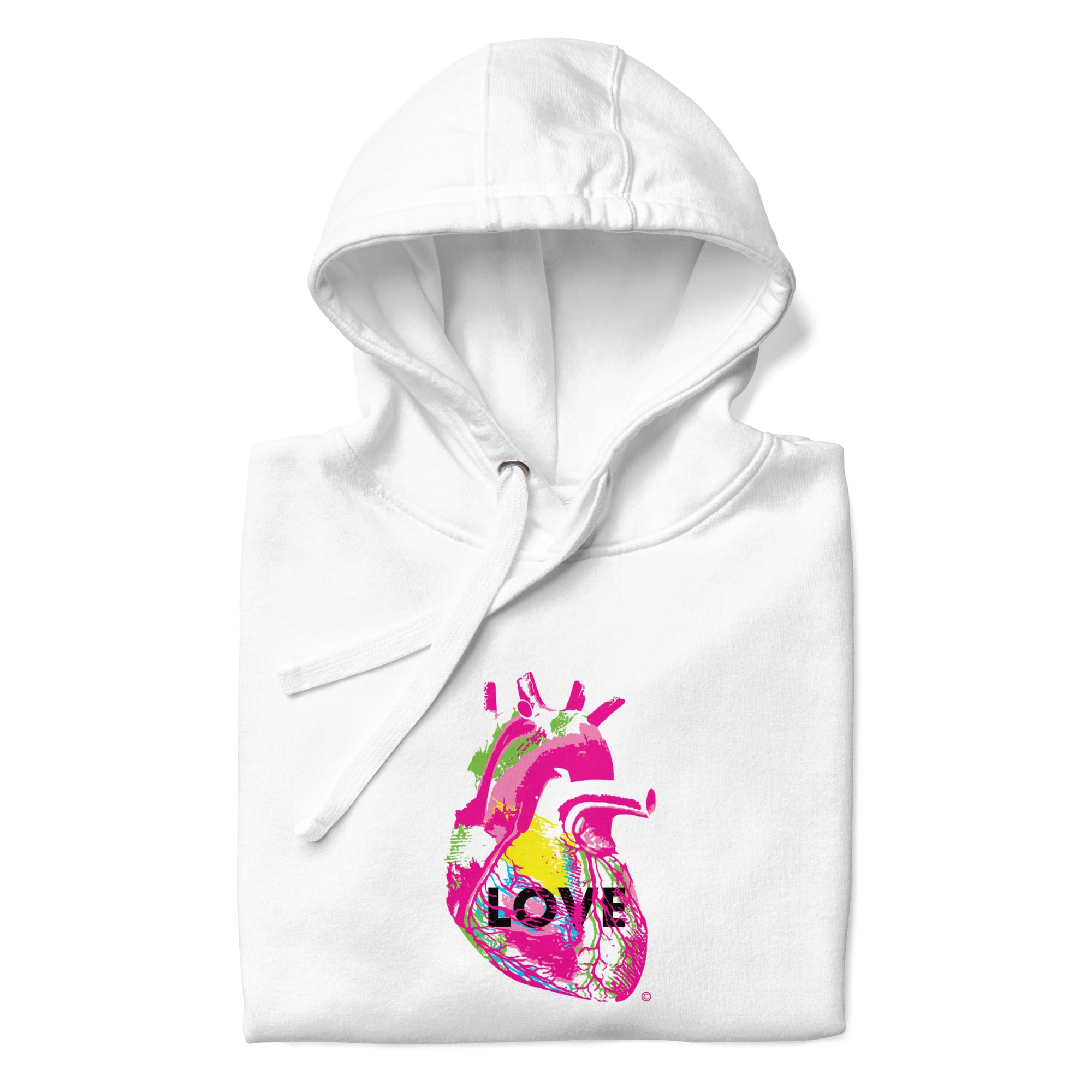 Cosmic Love  Heart Hoodie