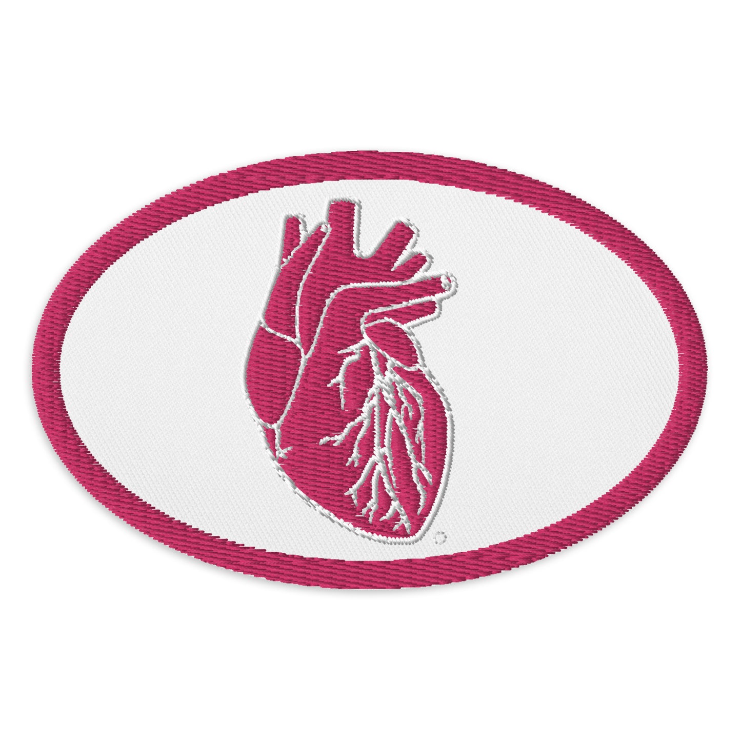 Embroidered Heart patches