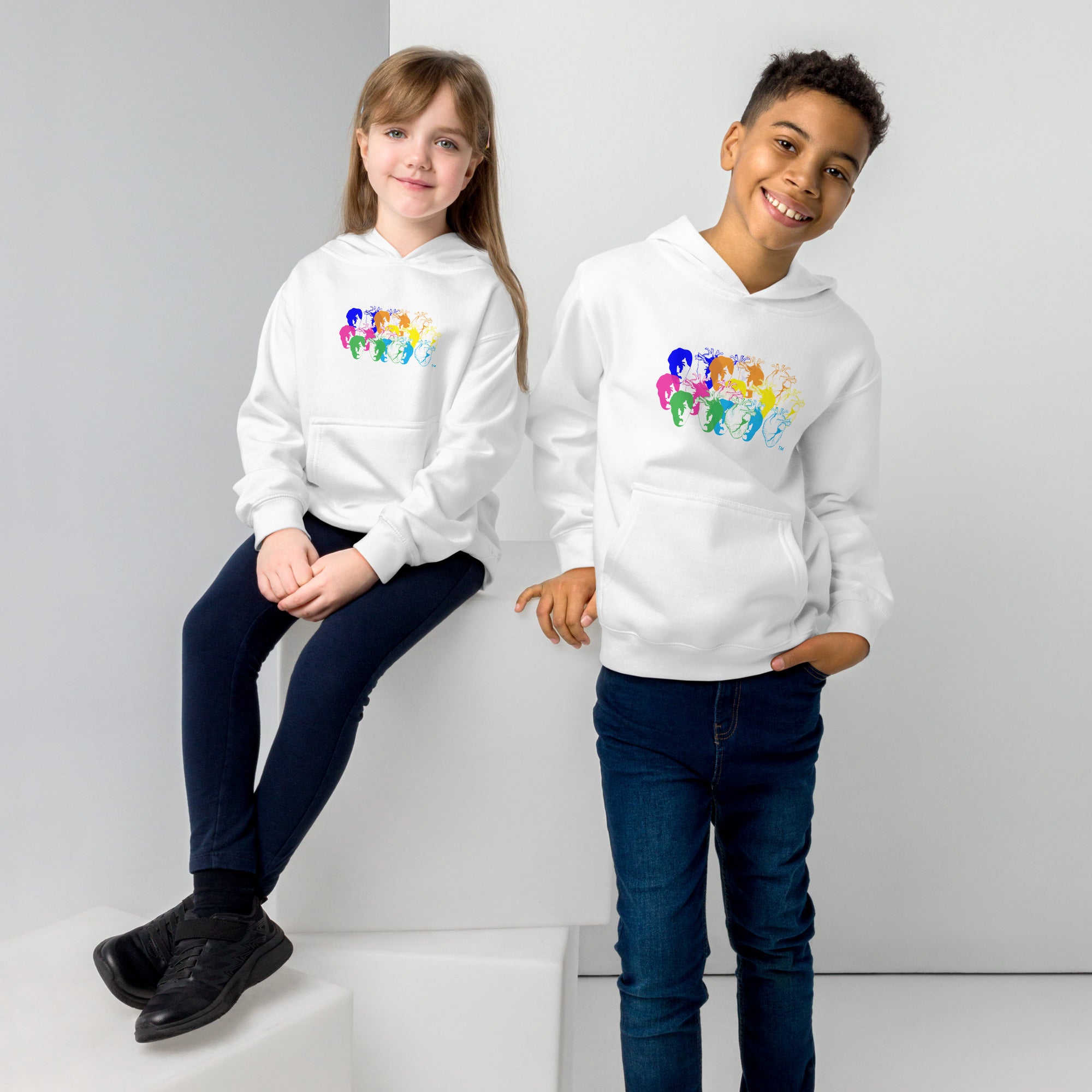 Metamorphosis in Colors Kids fleece Hoodie