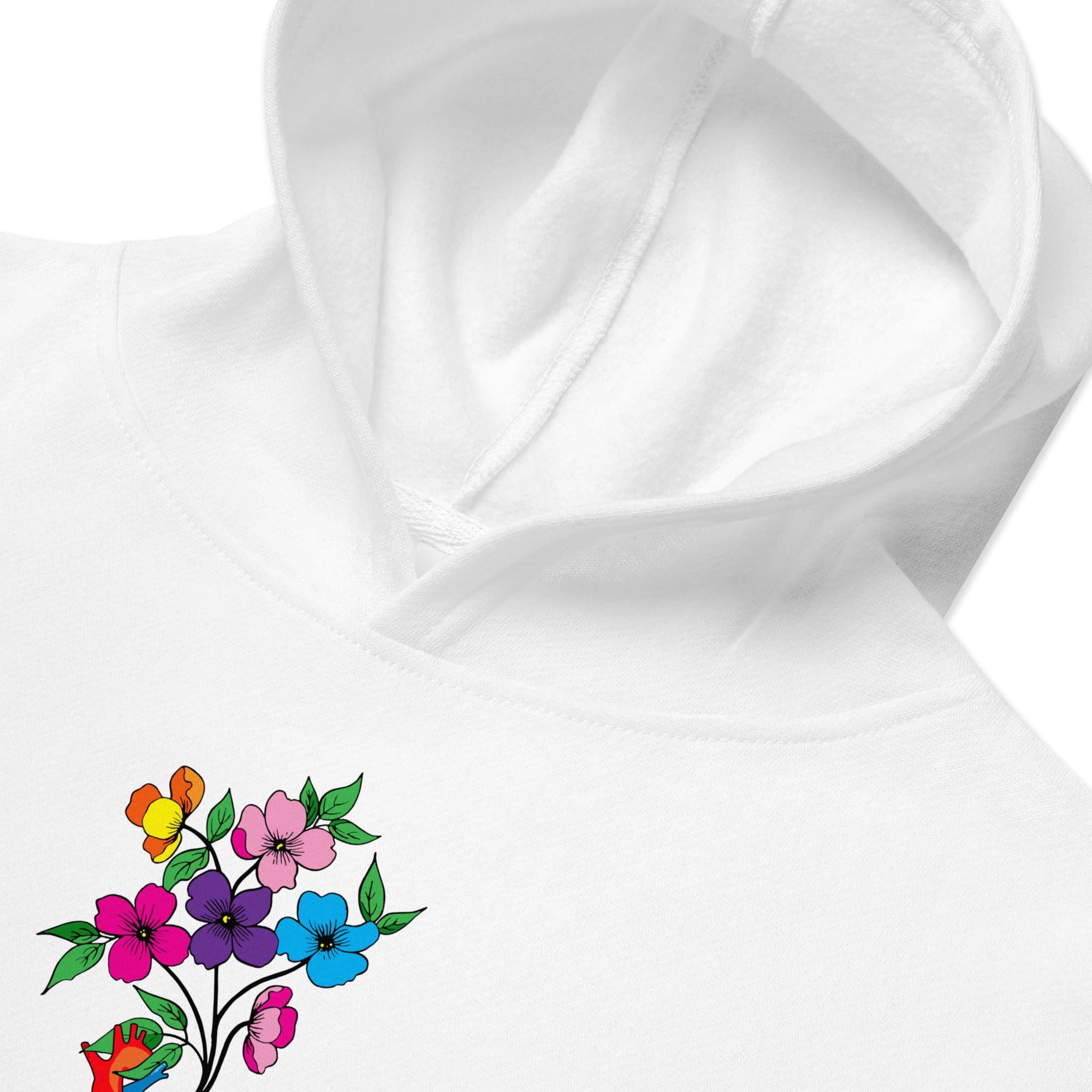 Ms. Connie Heart in Bloom Kids fleece Hoodie