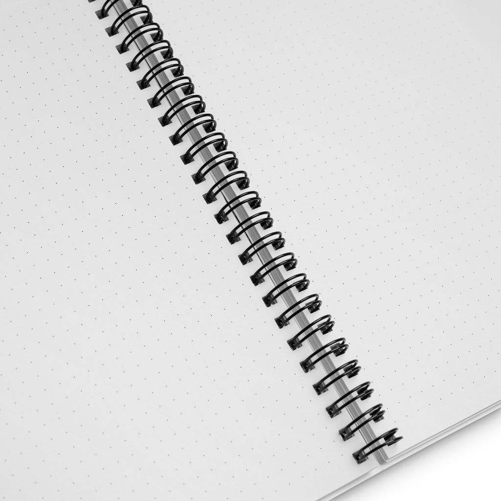 Cosmic Heart Spiral Notebook - Pink