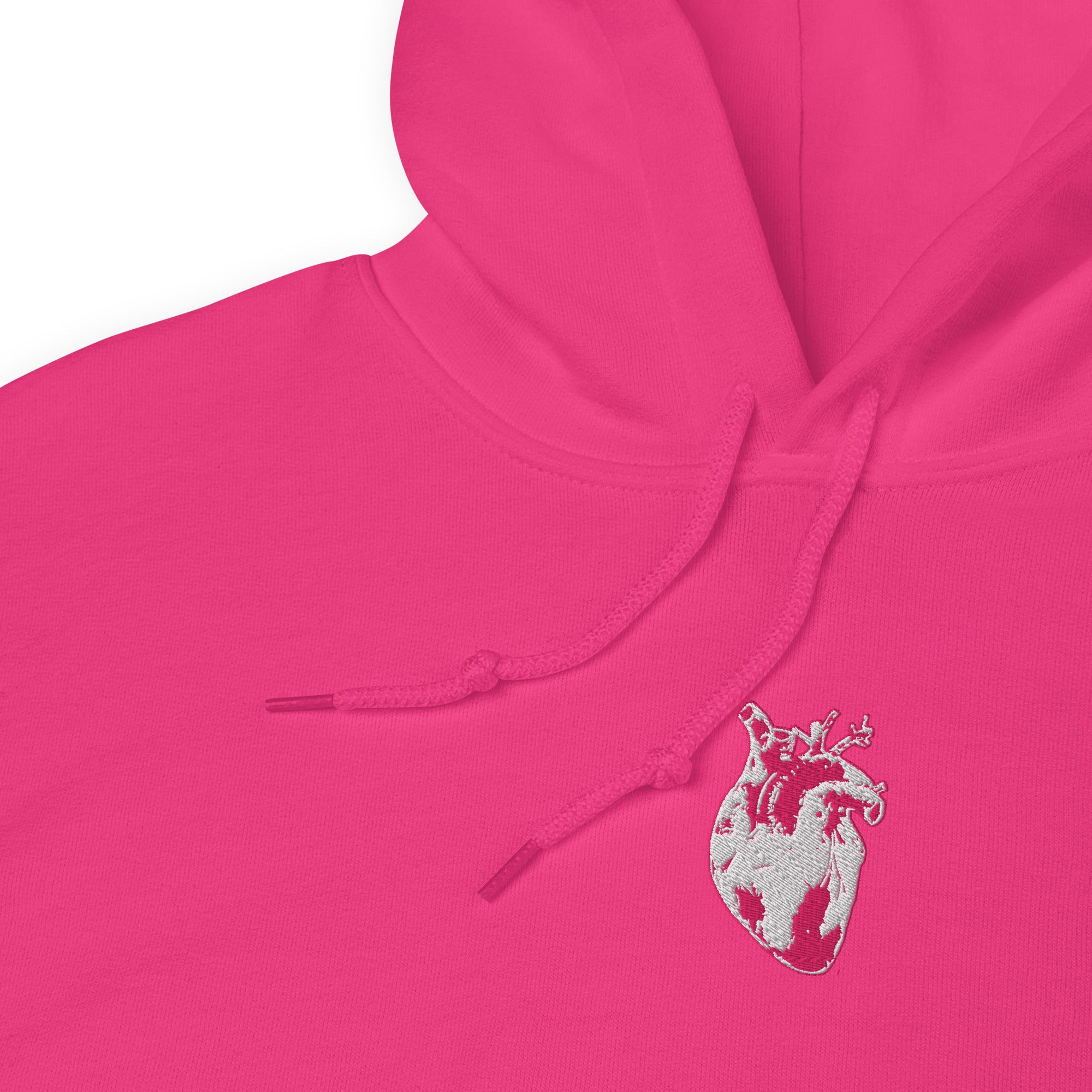 Atomic Heart Classic Hoodie - Pink & White Embroidery