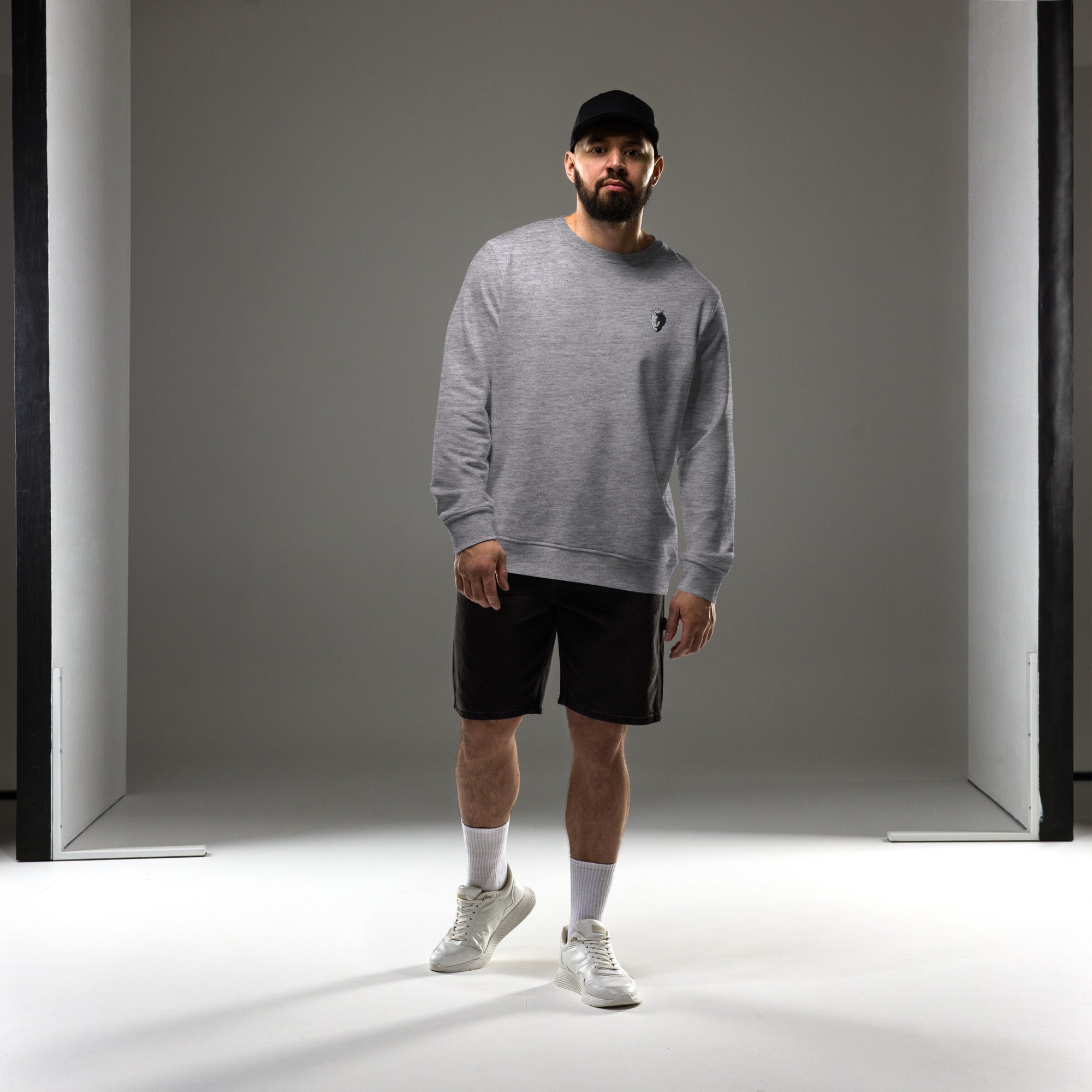 Meta-Head Organic Sweatshirt - Embroidered Logo