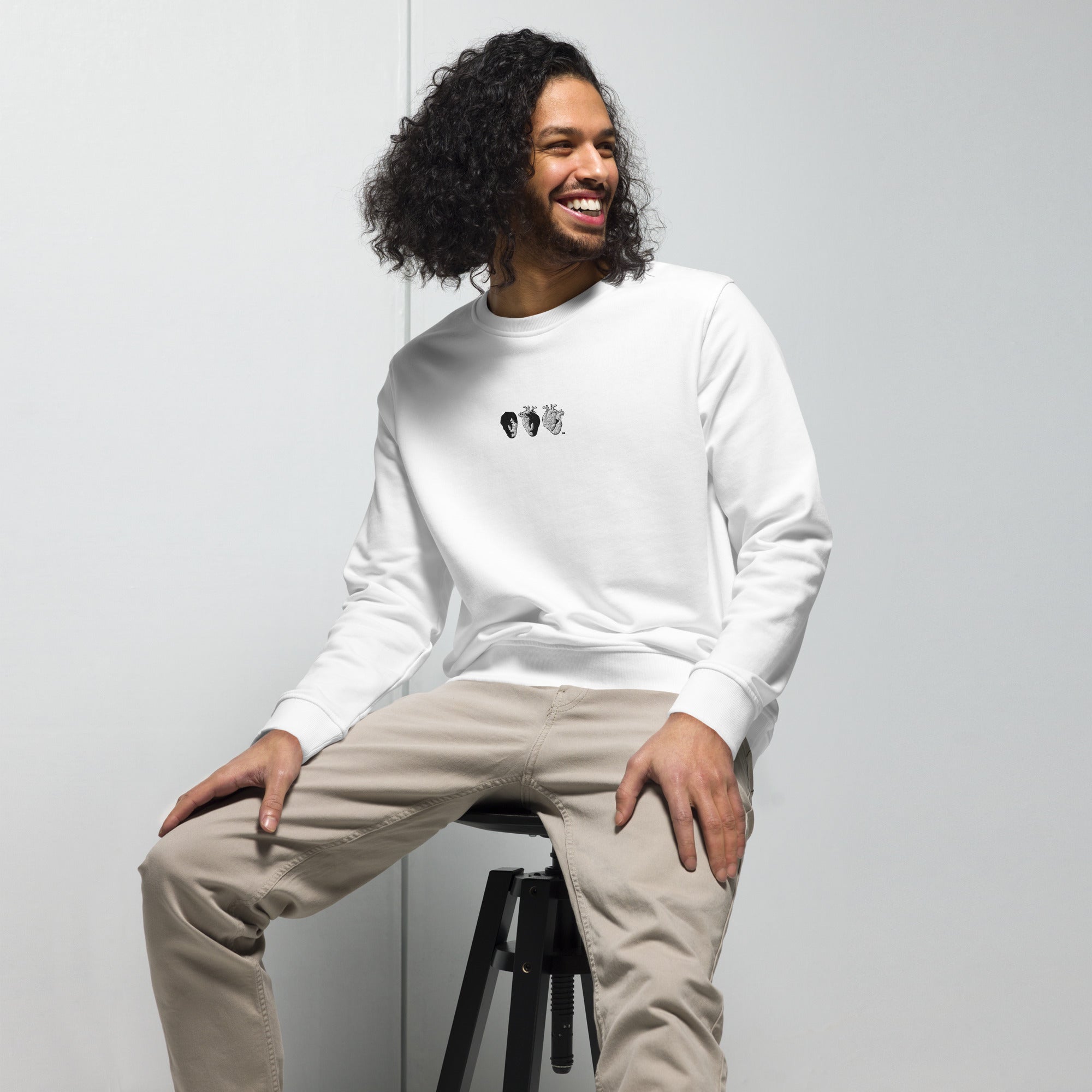 Metamorphosis Embroidered Logo Unisex organic Sweatshirt