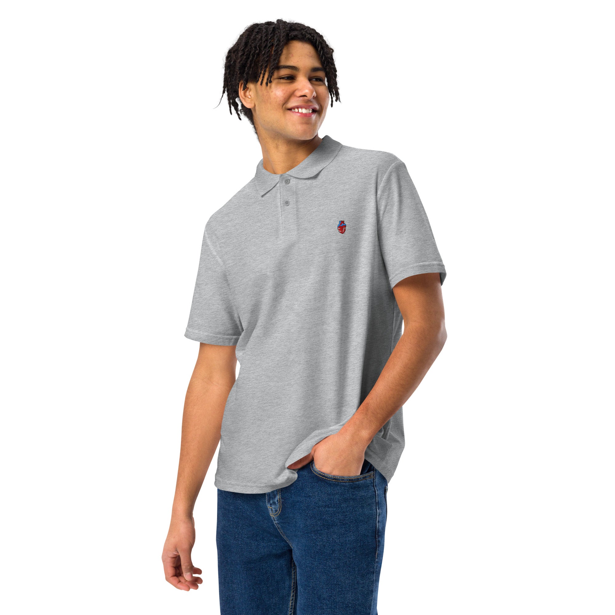 Nova Heart Pique Polo Shirt