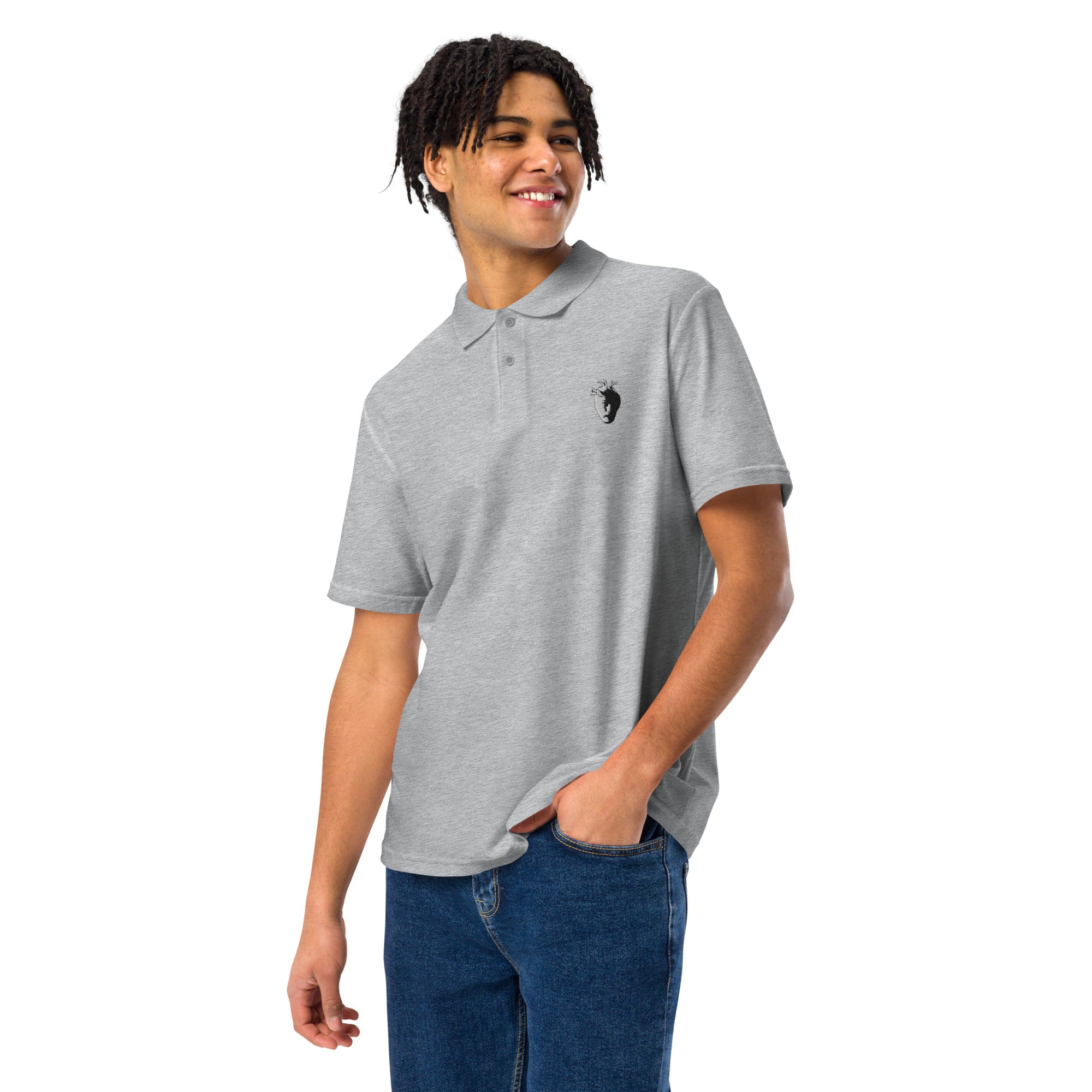 Meta-Head Pique Polo Shirt - Embroidered Logo
