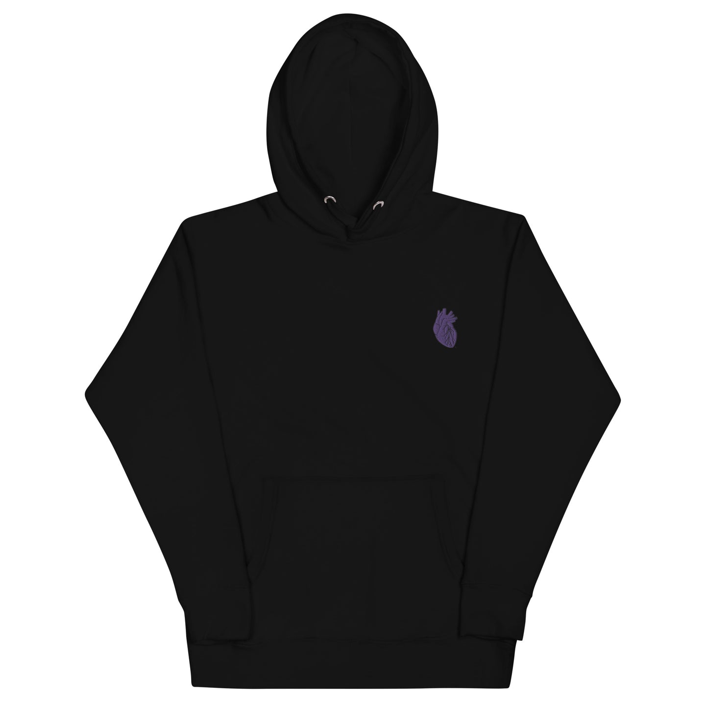 Embroidered Purple Heart Unisex Hoodie