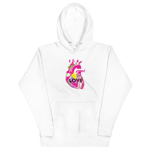 Pink Heart #3 Unisex Hoodie