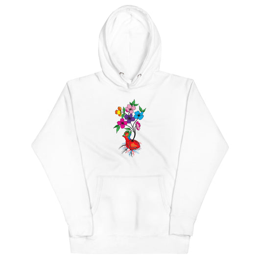 Blooming Heart Unisex Hoodie