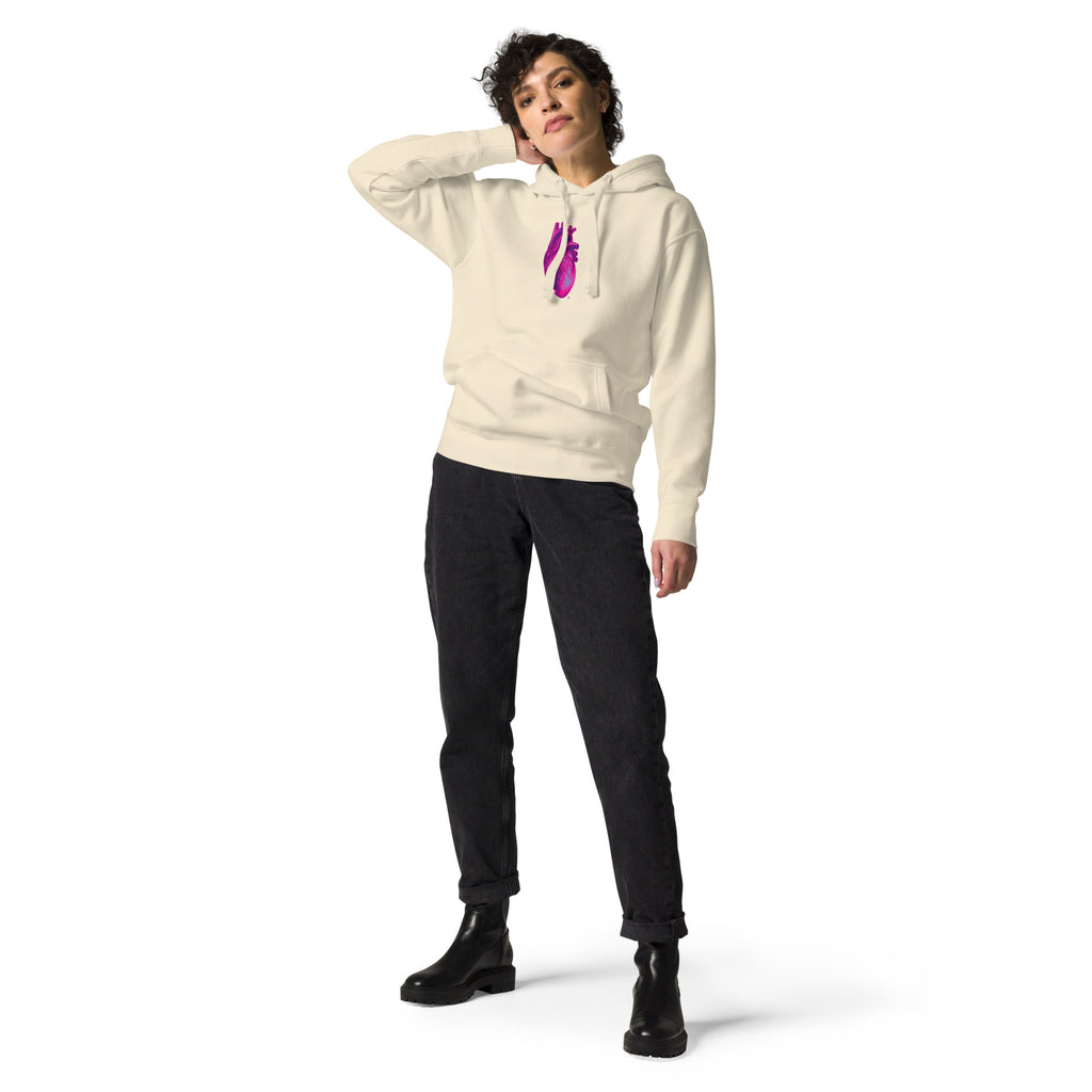 Cosmic Heart 3D: Ultra Violet Hoodie