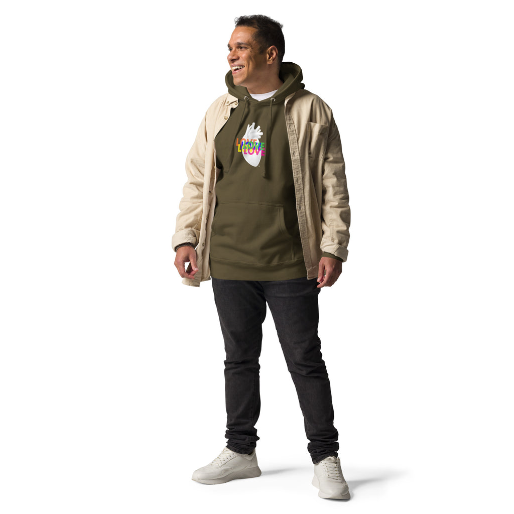 Iconic Heart  Love Frequency Hoodie