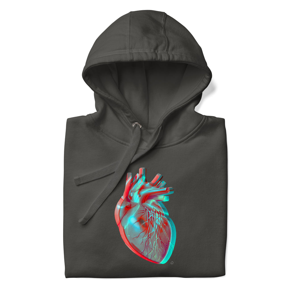 Iconic Heart 3D: Distort Hoodie