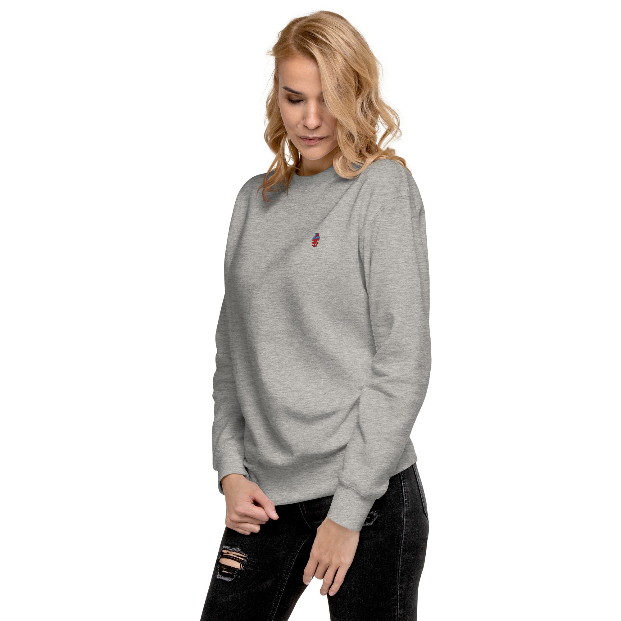 Nova Heart Sweatshirt - Embroidered