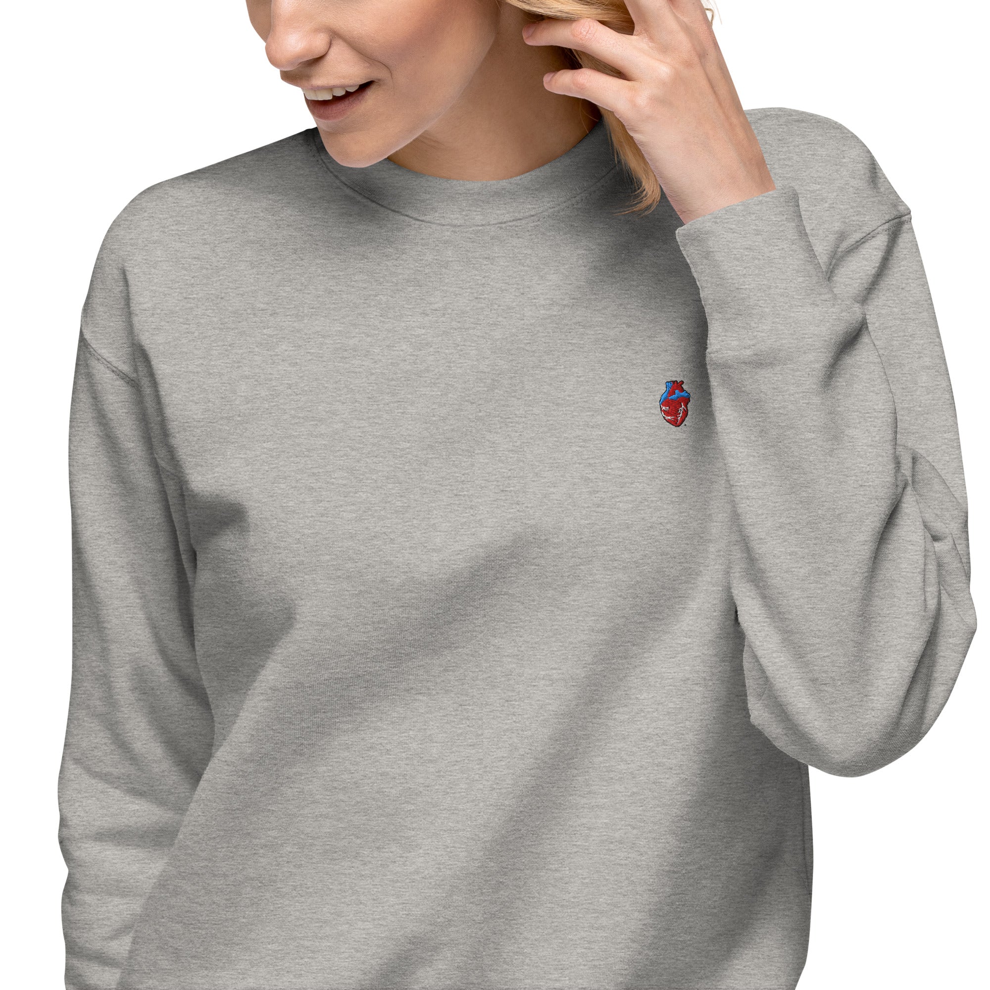 Nova Heart Sweatshirt - Embroidered