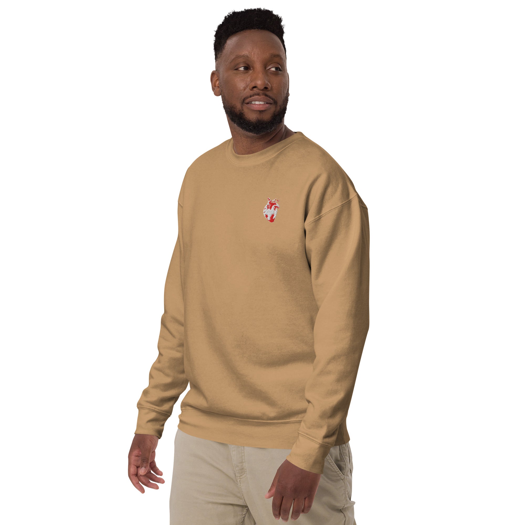 Atomic Heart Sweatshirt - Red & White Embroidery