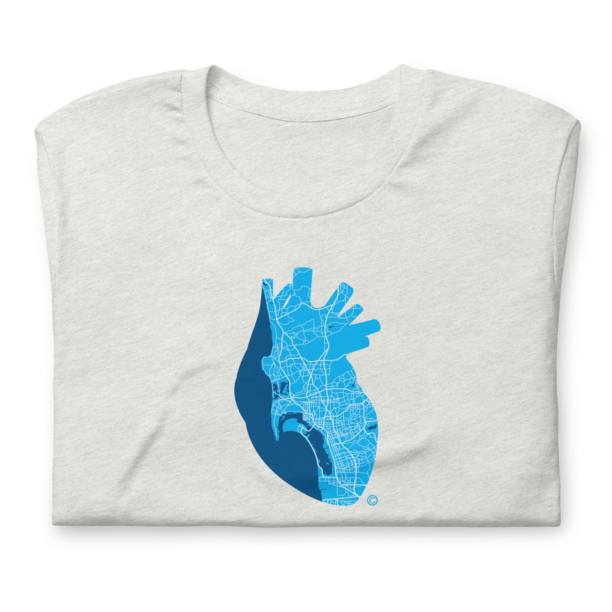 San Diego Pulse Heart #4 – Sky Flow Edition Tee