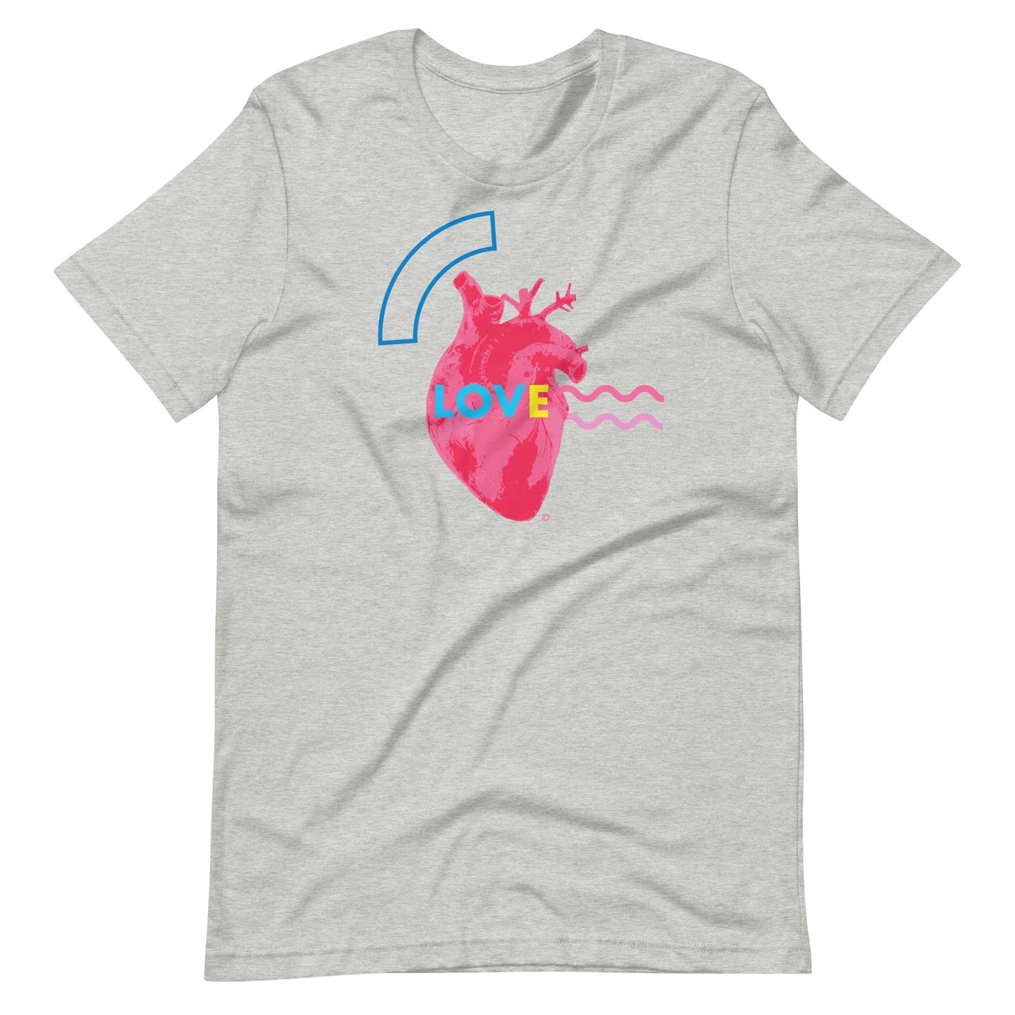 Pink Heart #2 Unisex t-shirt