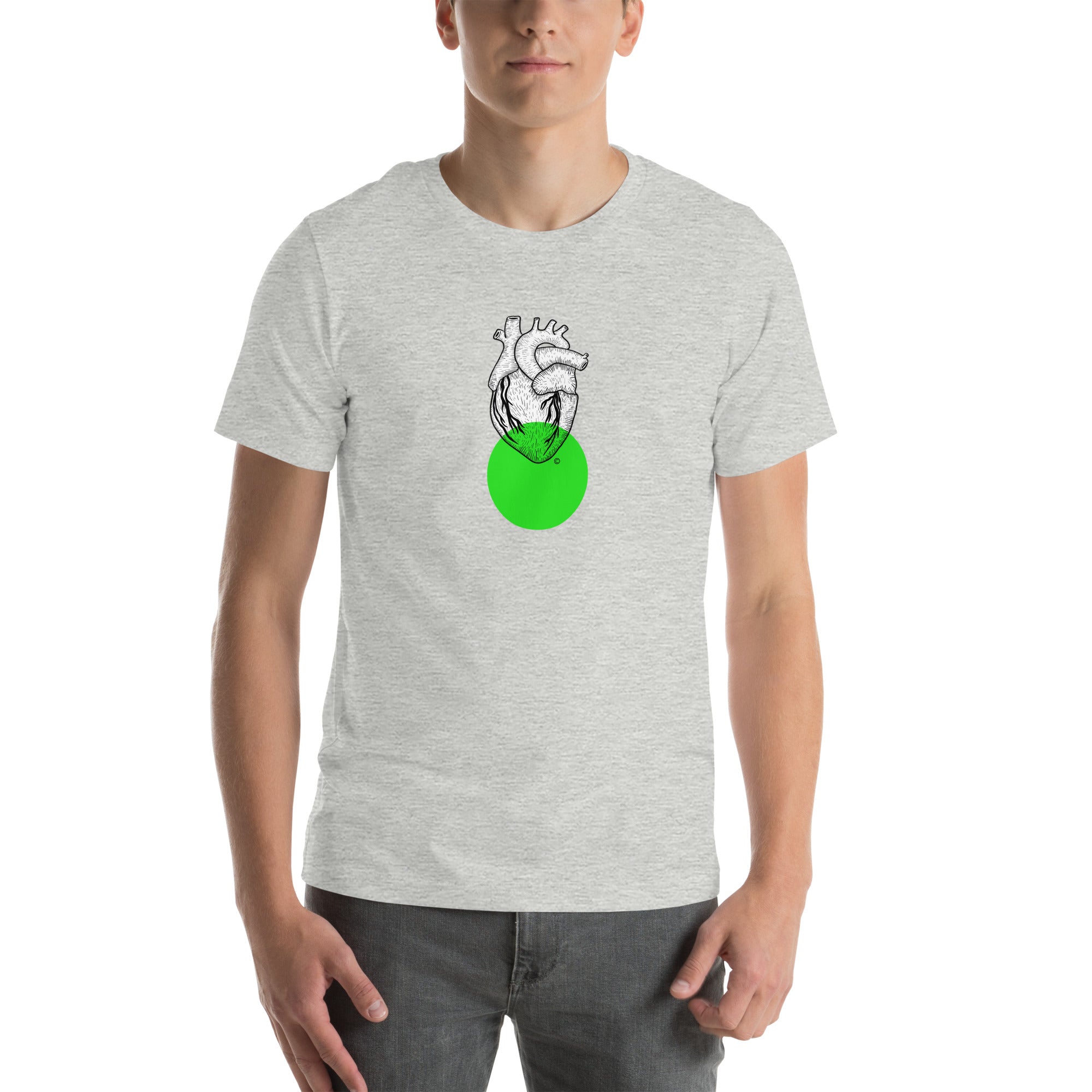Heart Over  Sphere Tee