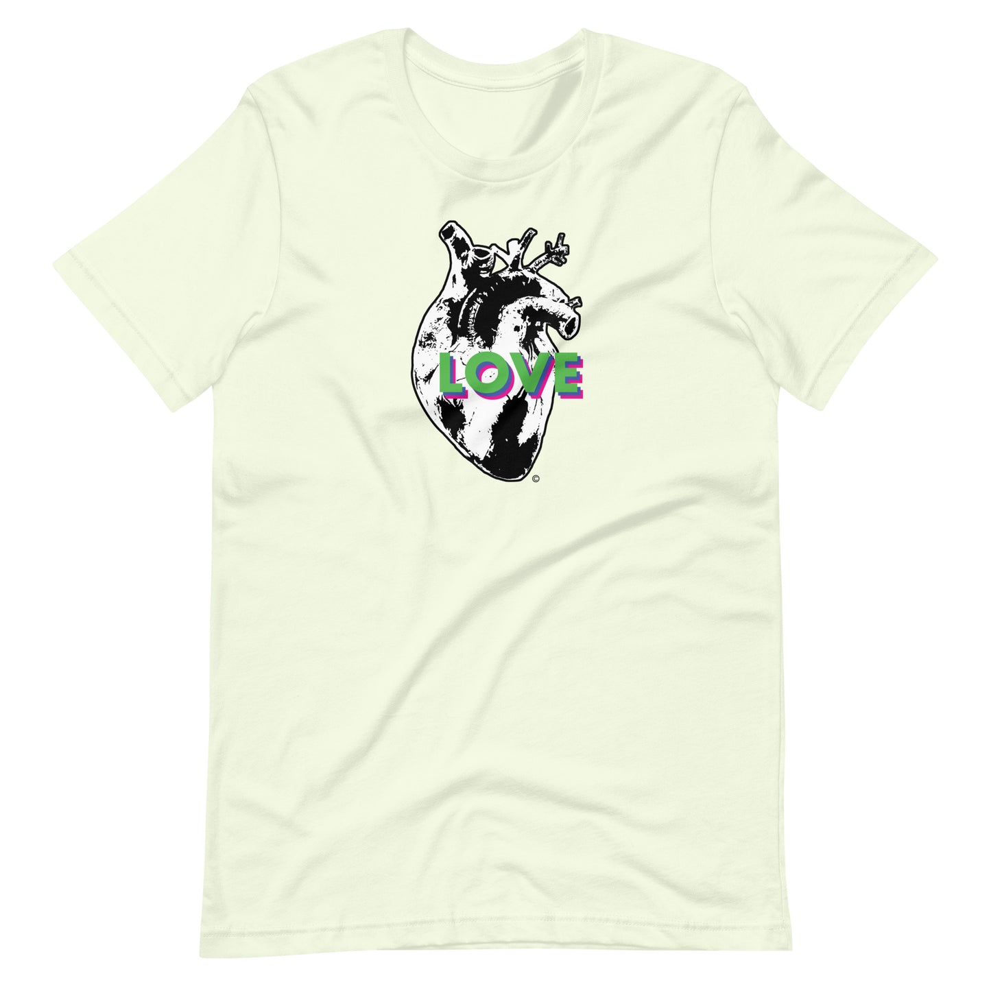 B&W Heart #2 Unisex t-shirt