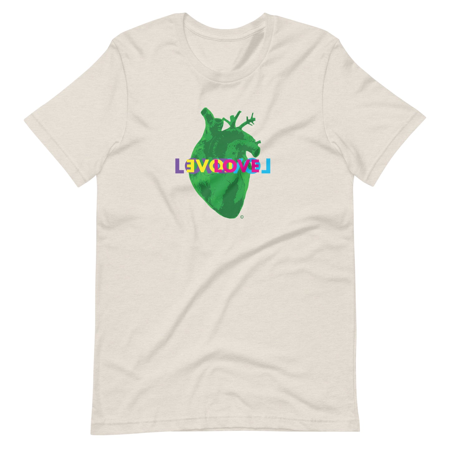 Love Green Heart #2 Unisex t-shirt