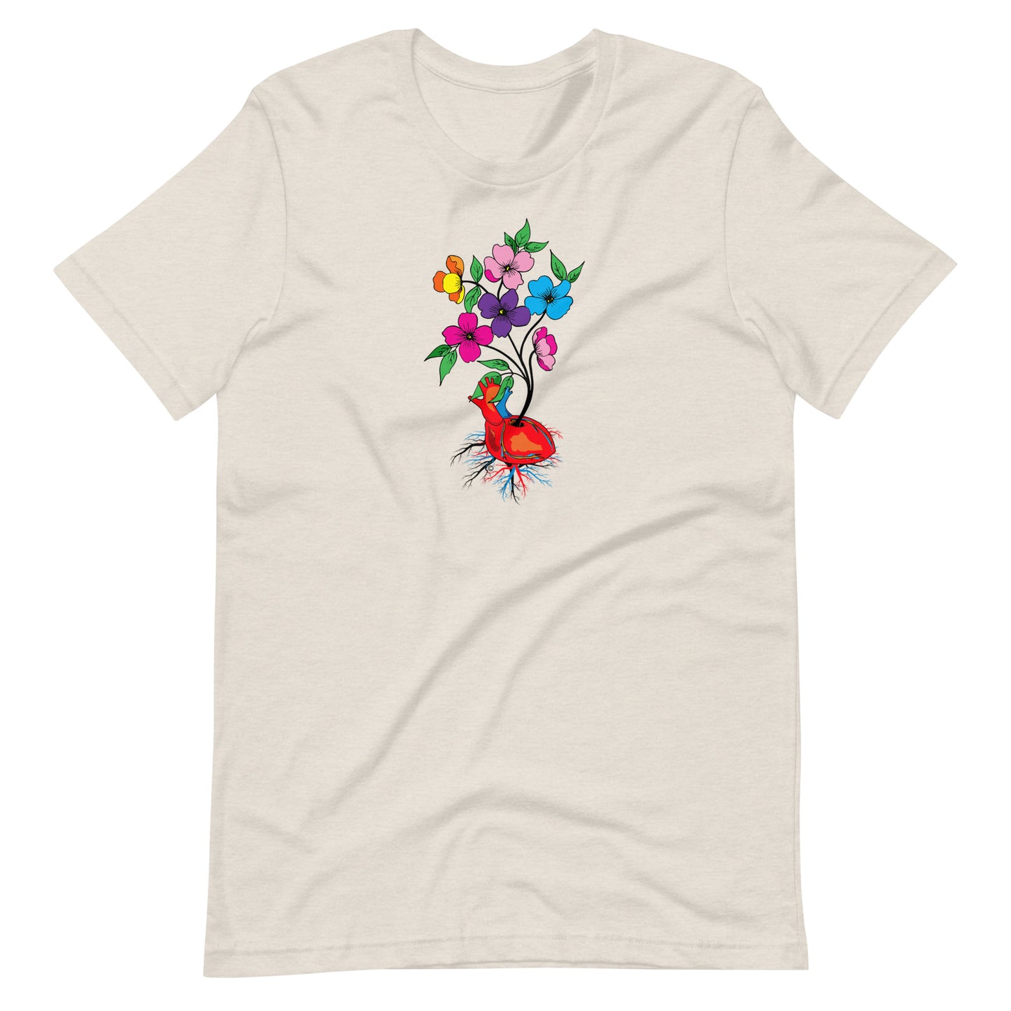 Blooming Heart Unisex t-shirt