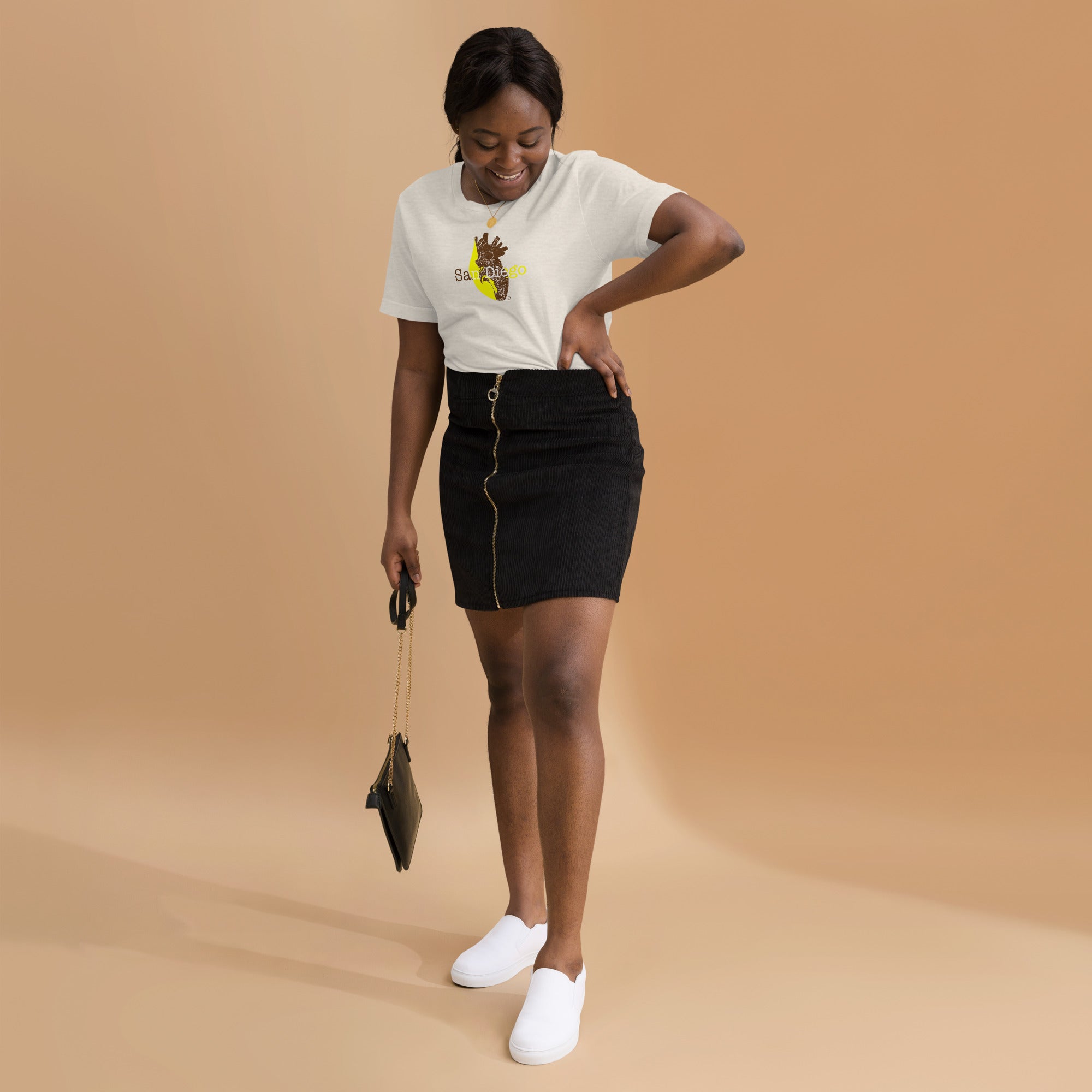 San Diego Pulse Heart #5 – Desert Pop Edition Tee - City Text