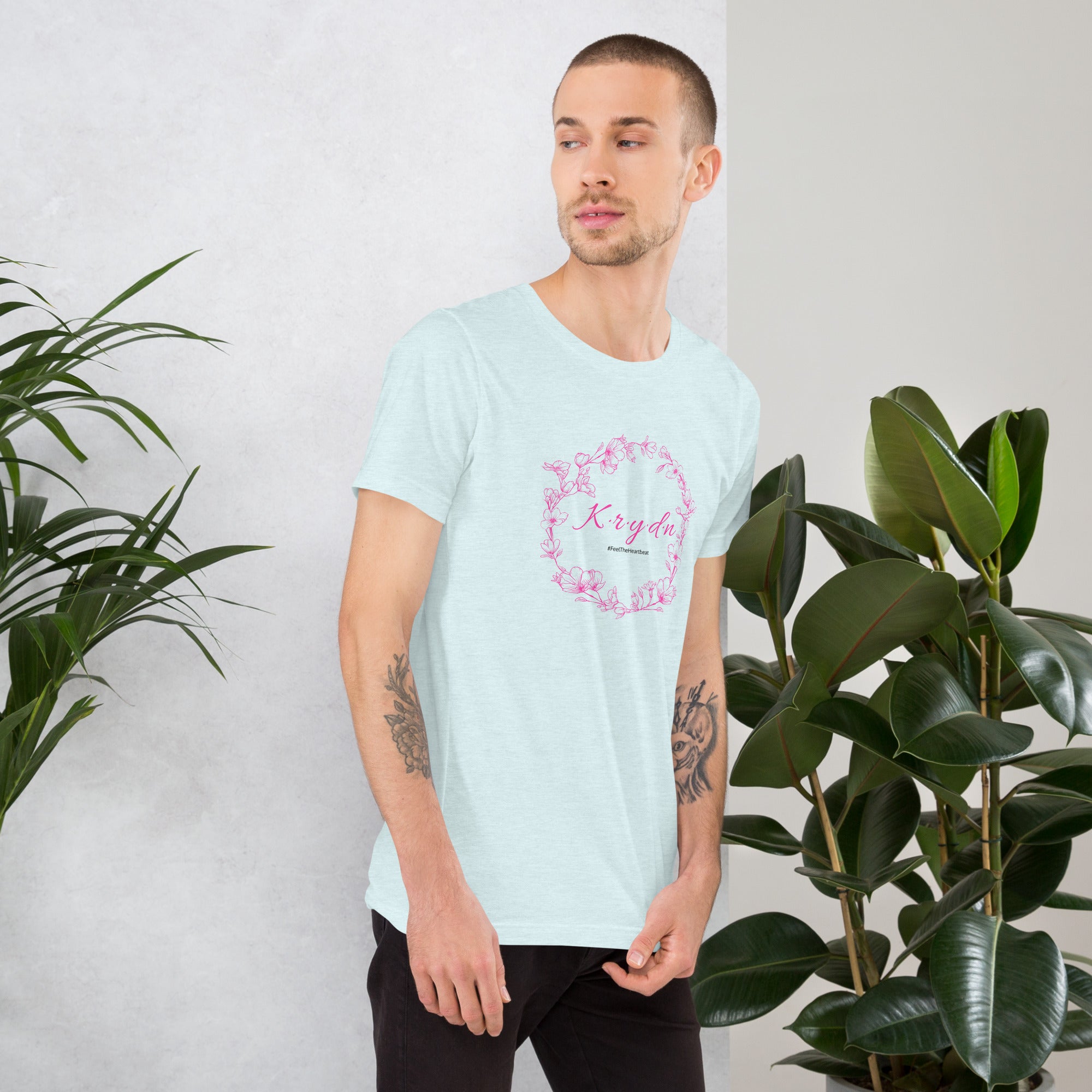Krydn floral Logo Tee