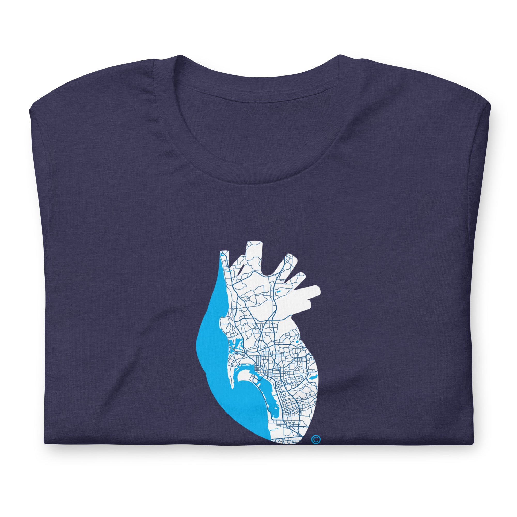San Diego Pulse Heart #2 – Ice Contrast Edition Tee