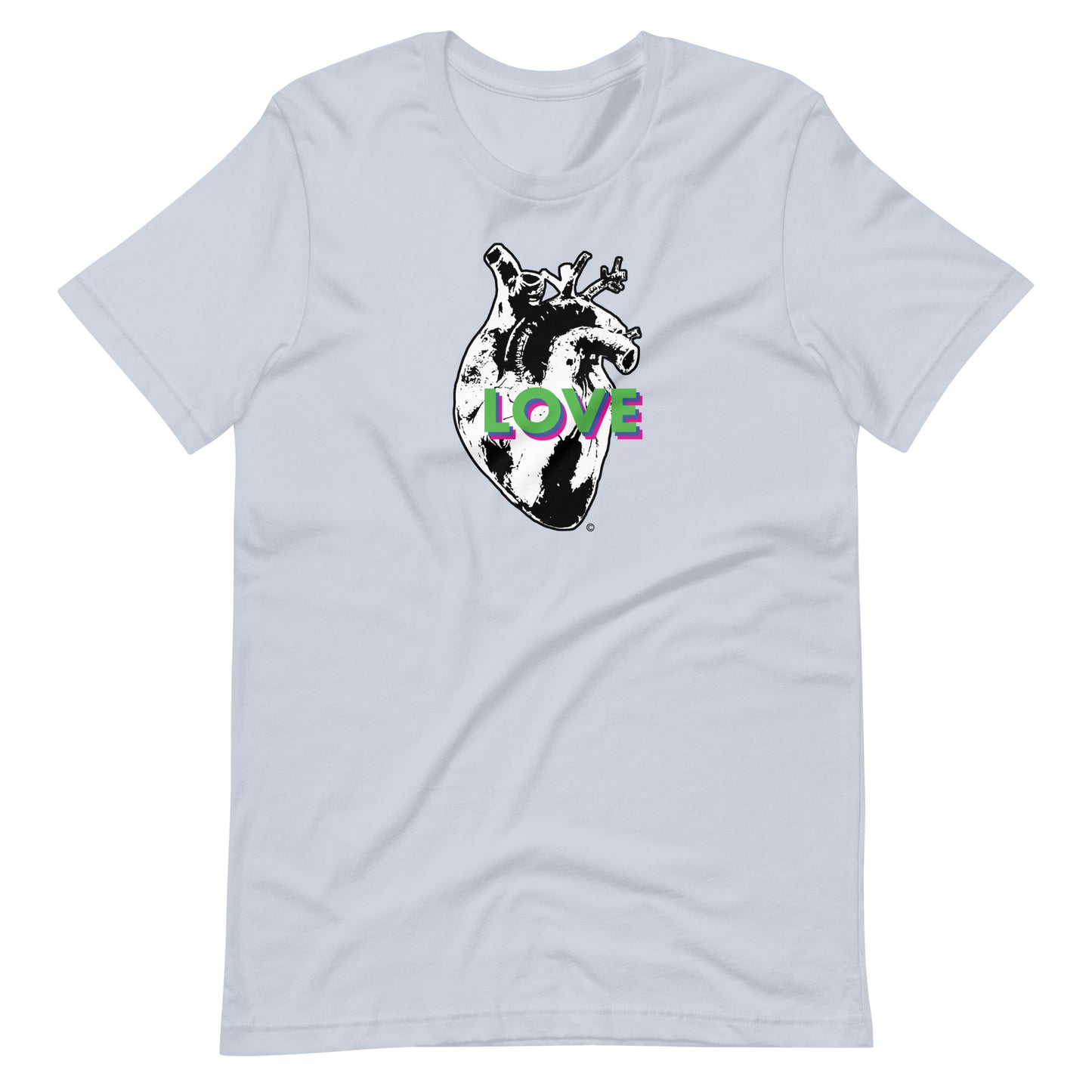 B&W Heart #2 Unisex t-shirt