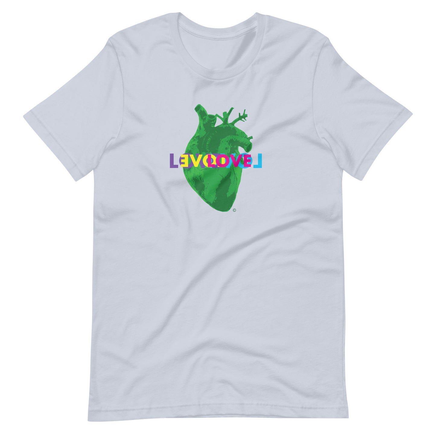 Love Green Heart #2 Unisex t-shirt