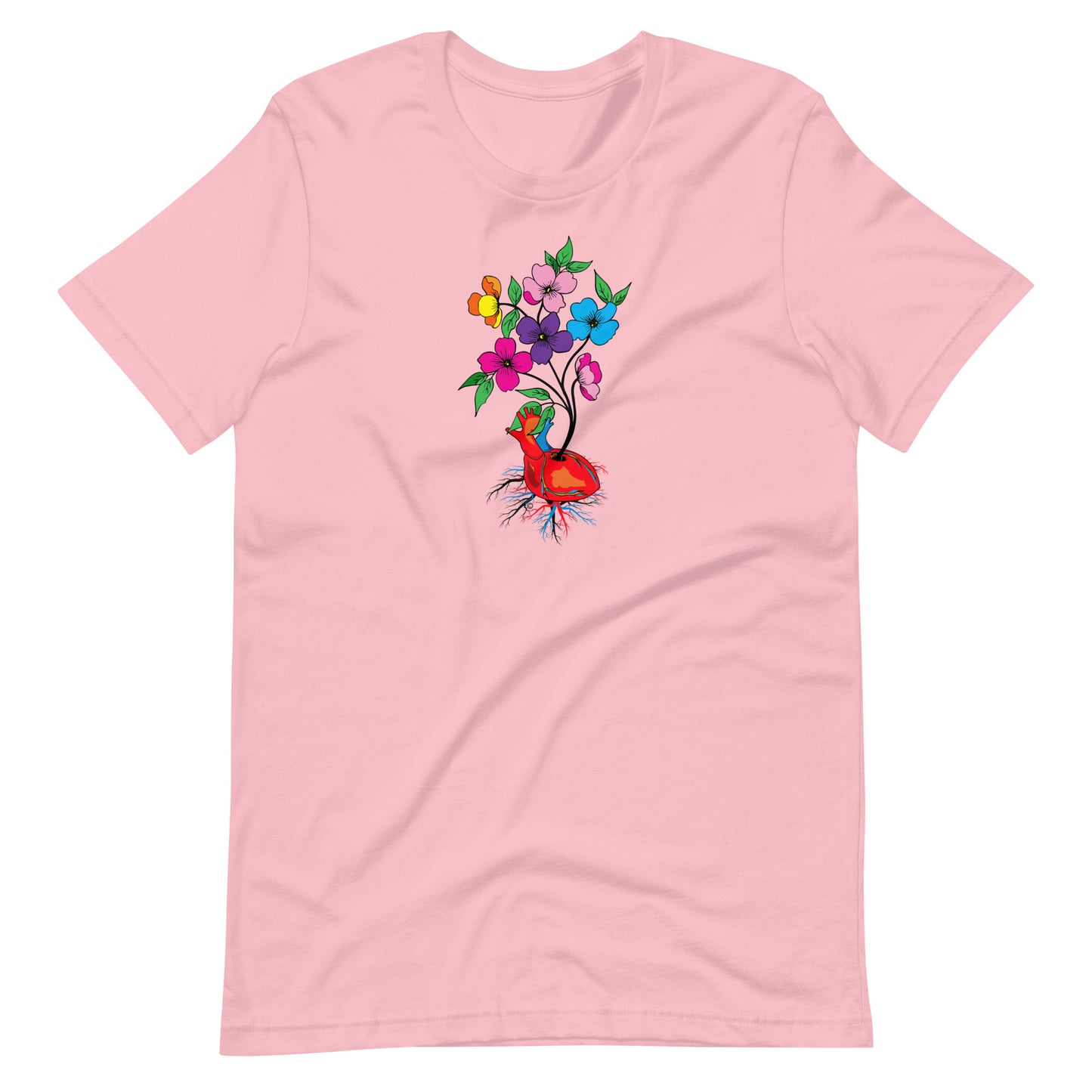 Blooming Heart Unisex t-shirt