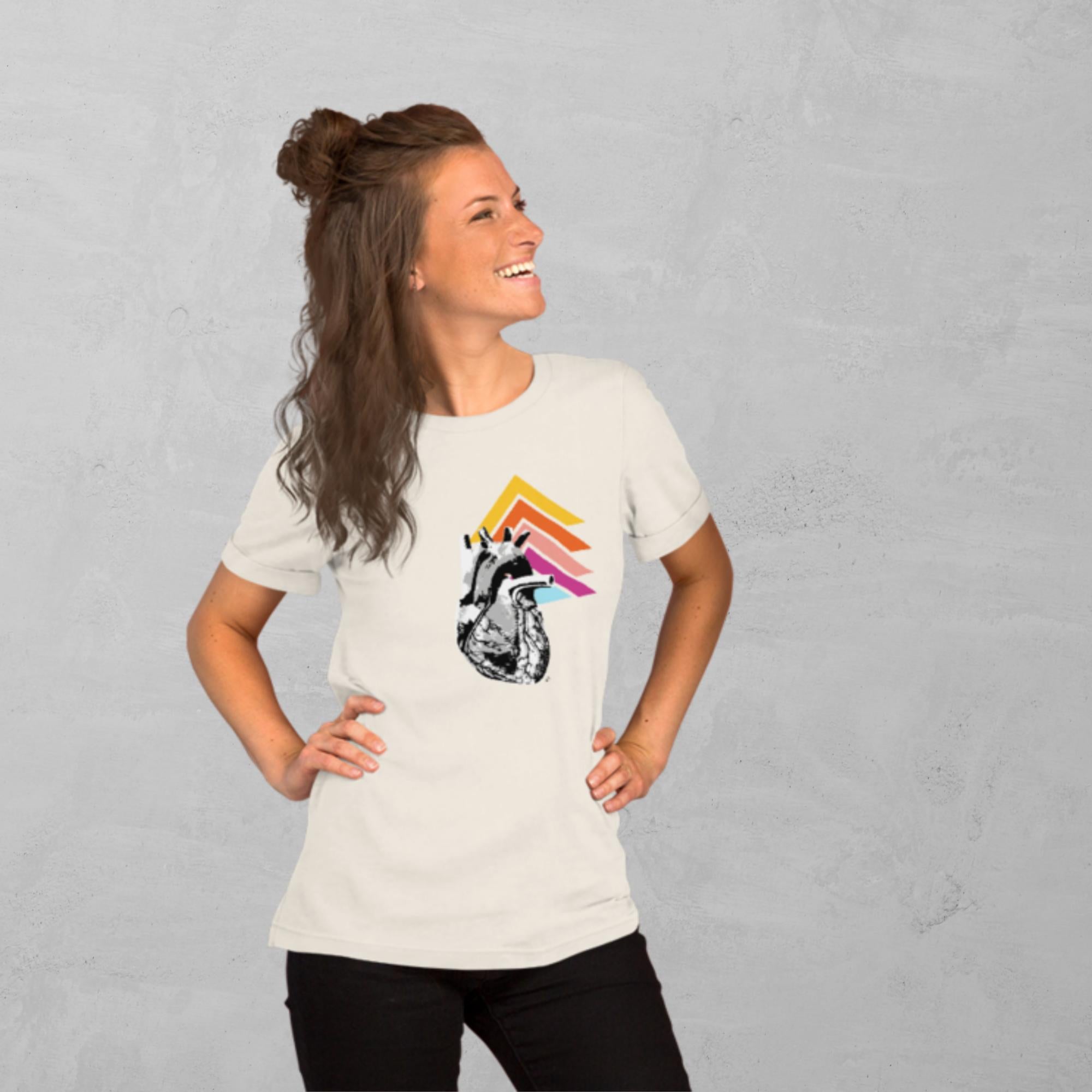 Upward Heart  #3 Unisex t-shirt