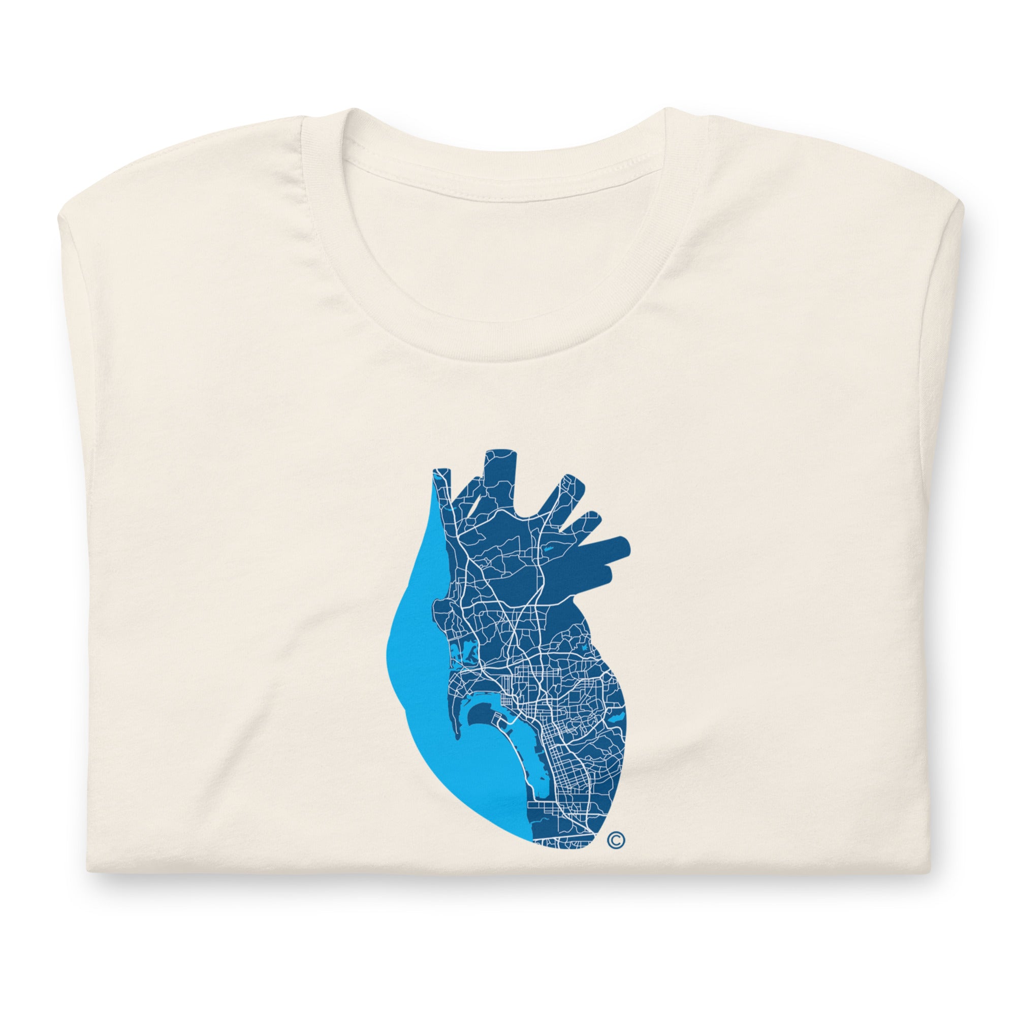 San Diego Pulse Heart #3 – Midnight Contrast Edition Tee