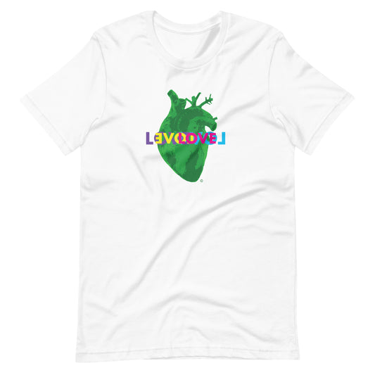 Love Green Heart #2 Unisex t-shirt