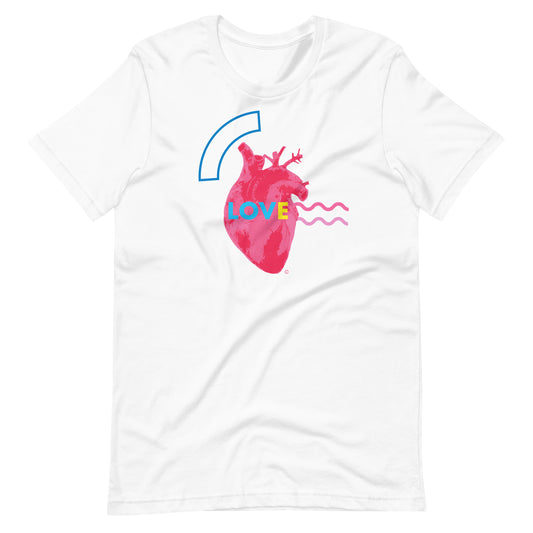 Pink Heart #2 Unisex t-shirt