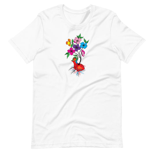 Blooming Heart Unisex t-shirt