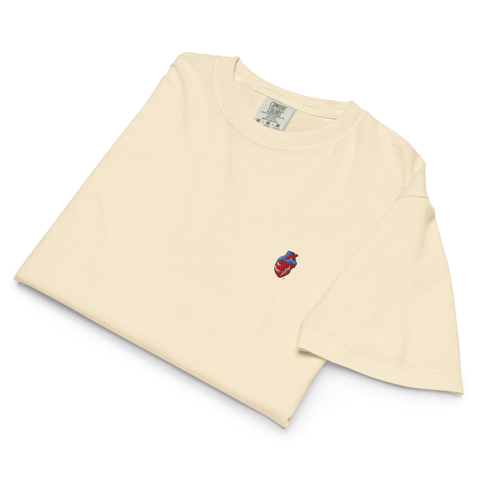 Nova Heart Women’s Heavyweight boxy tee - Embroidered