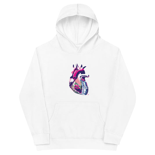 Heart #3 Kids fleece hoodie