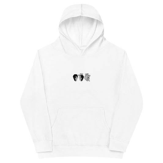 Metamorphosis Embroidered Logo Kids fleece hoodie