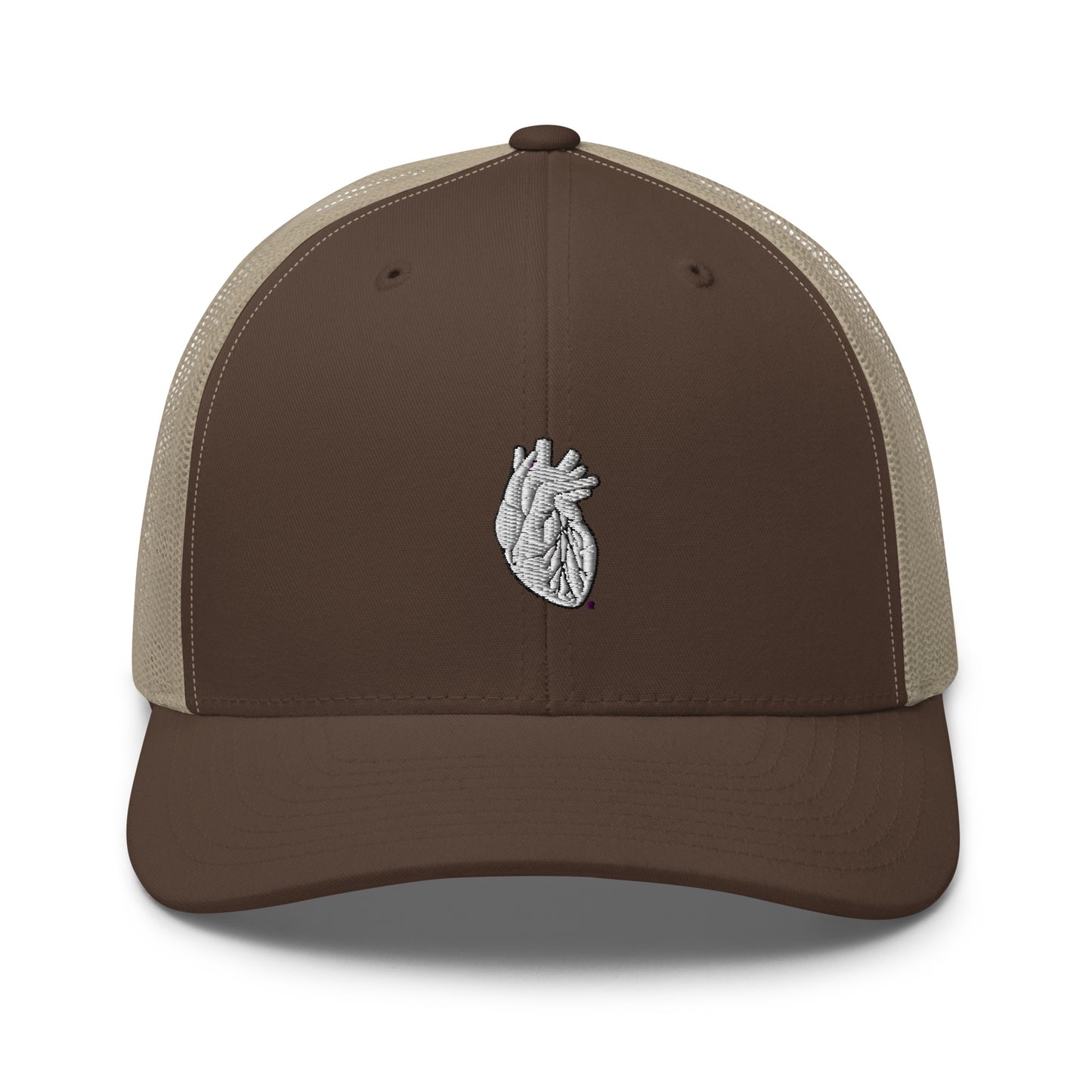 Embroidered Heart Trucker Cap