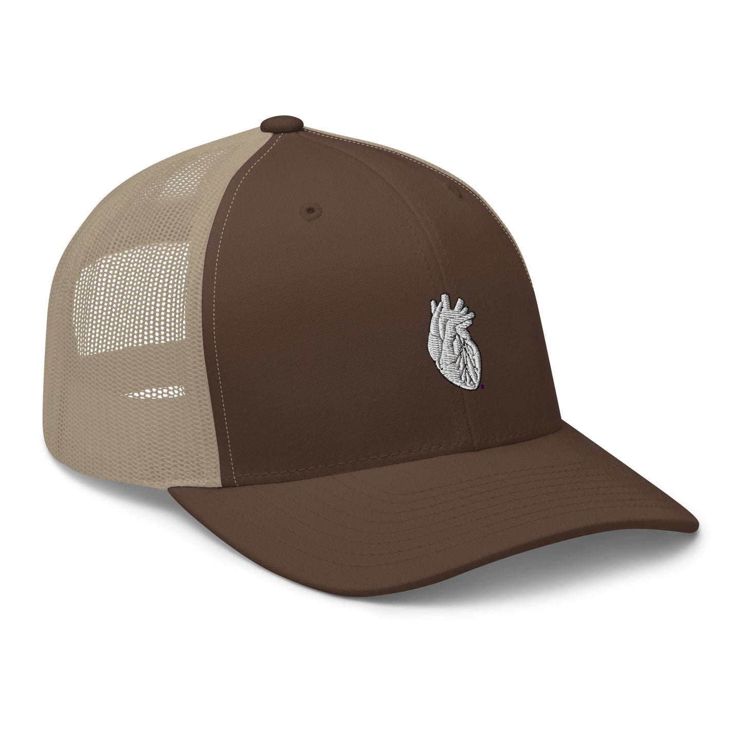 Embroidered Heart Trucker Cap